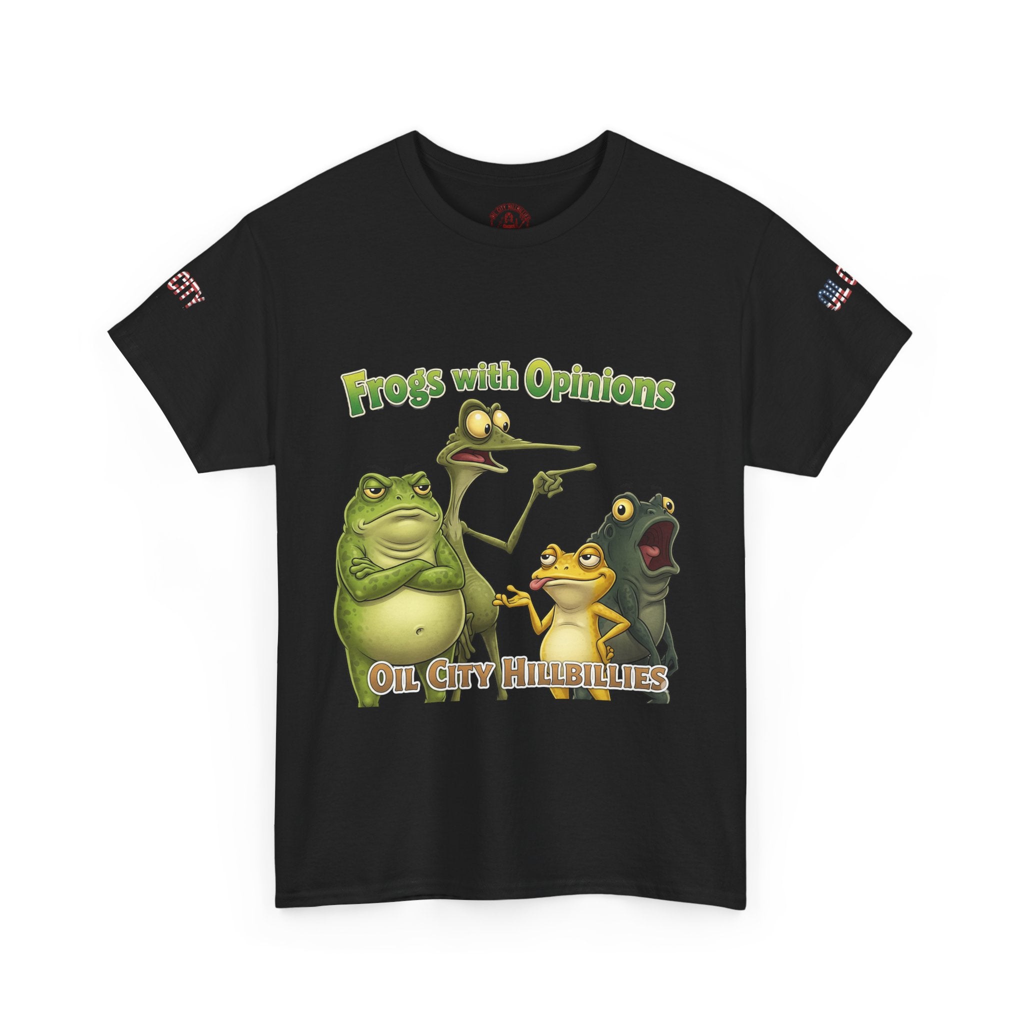 Frogs with Opinions Unisex Tee - Oil City Hillbillies Official Merchandise