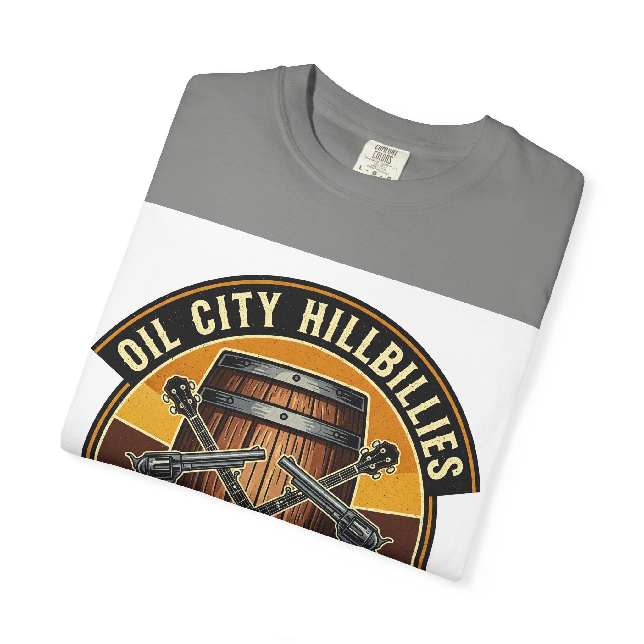 Oil City Hillbillies T-Shirt | Southern Outlaw Country Tee, Music Lover Gift, Vintage Style Shirt, Casual Outfit, Festival Apparel