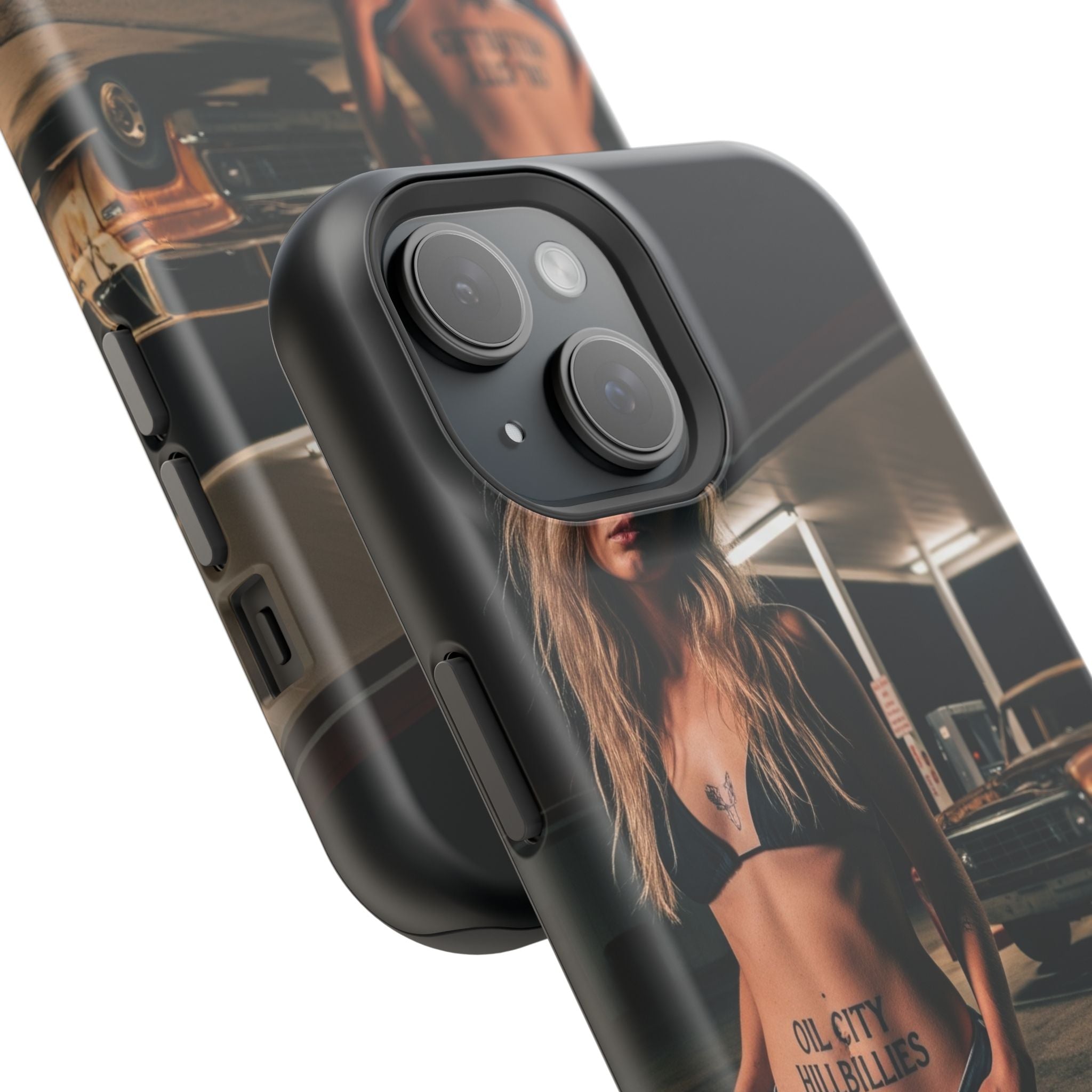 Oil City Hillbillies Magnetic Tough Cases | Personalized Phone Cover, Unique Gift for Country Lovers, Tough Cell Phone Case, Hillbilly Style