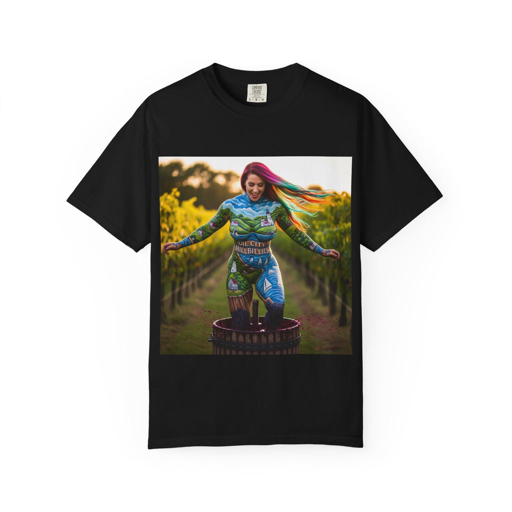 Vibrant Art T-Shirt, Colorful Graphic Tee, Eco-Friendly Cotton Shirt, Unique Gift for Art Lovers, Festival Wear, Casual Everyday Top
