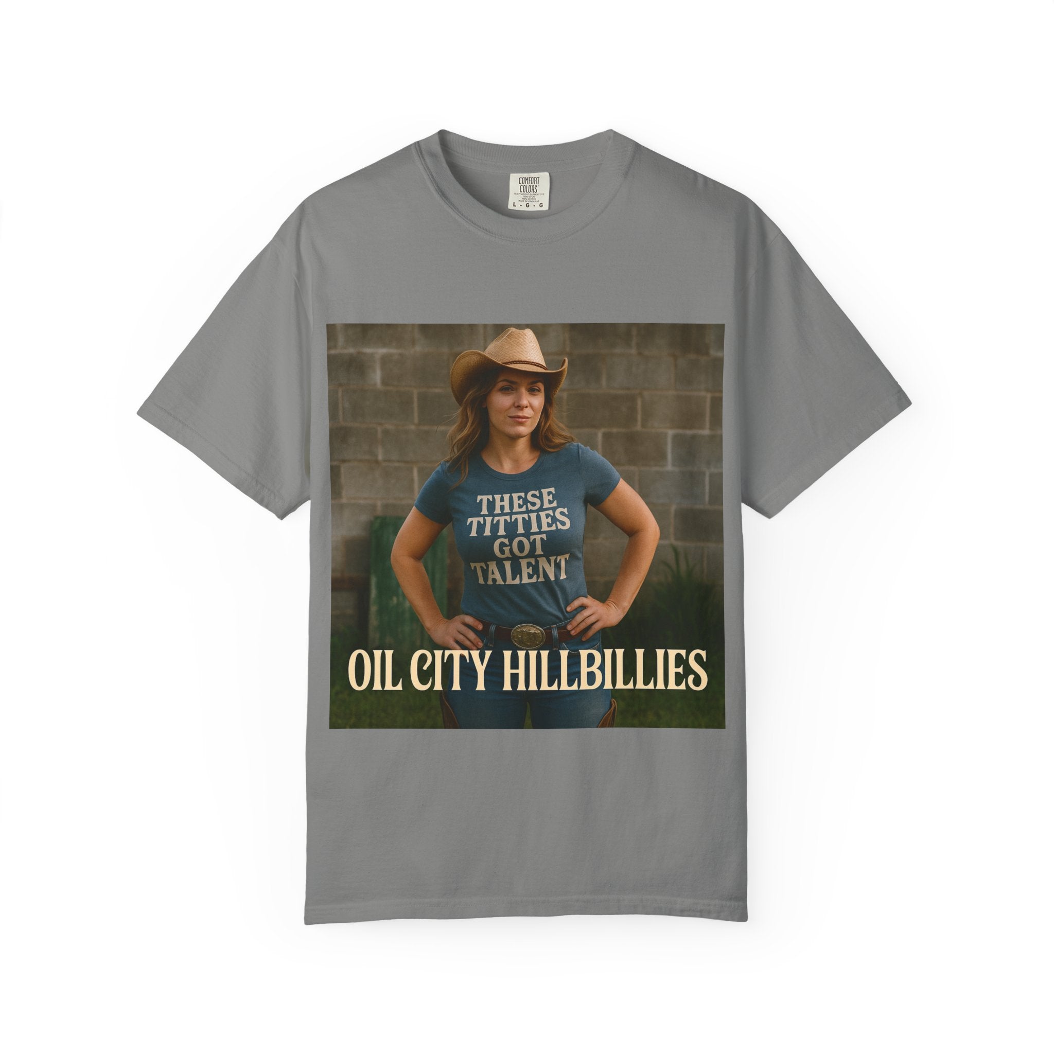 Oil City Hillbillies Unisex Garment-Dyed T-Shirt, Funny Country Shirt, Gift for Country Lovers, Unique Humor Tee, Casual Farm Style Apparel