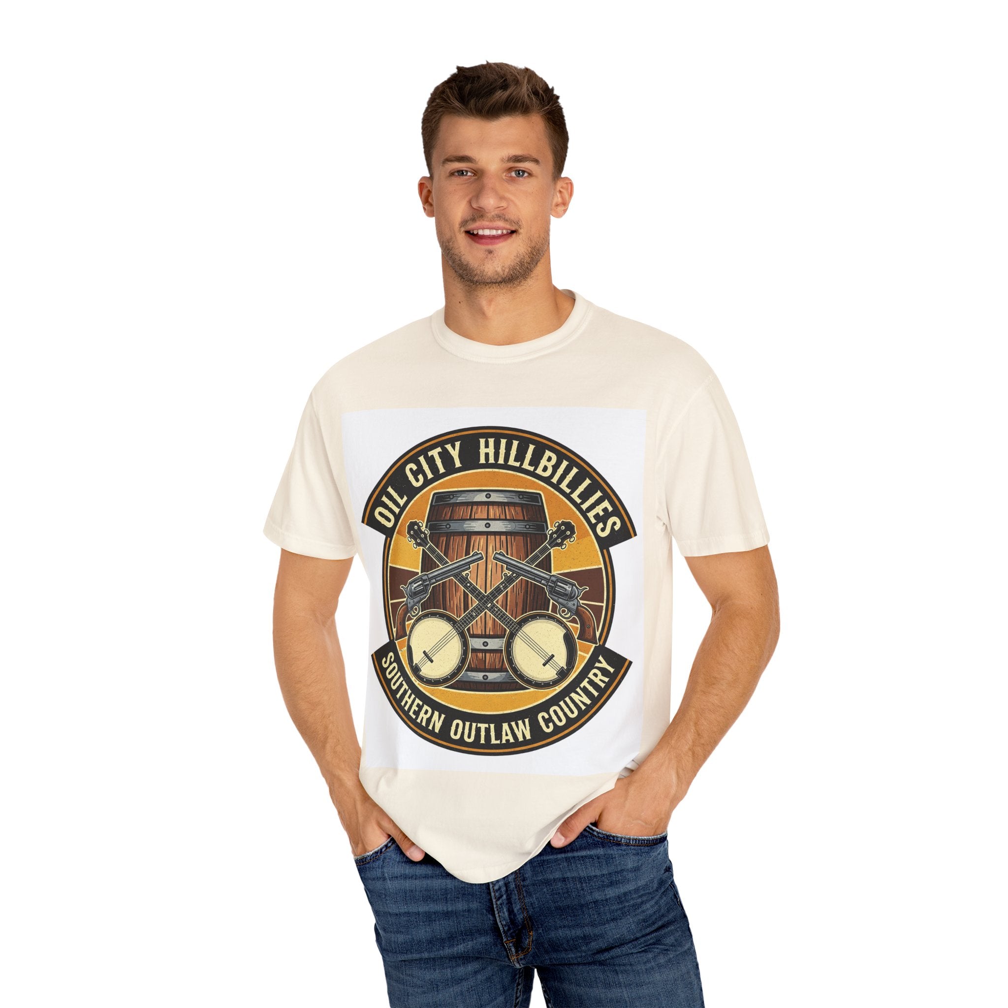 Oil City Hillbillies T-Shirt | Southern Outlaw Country Tee, Music Lover Gift, Vintage Style Shirt, Casual Outfit, Festival Apparel