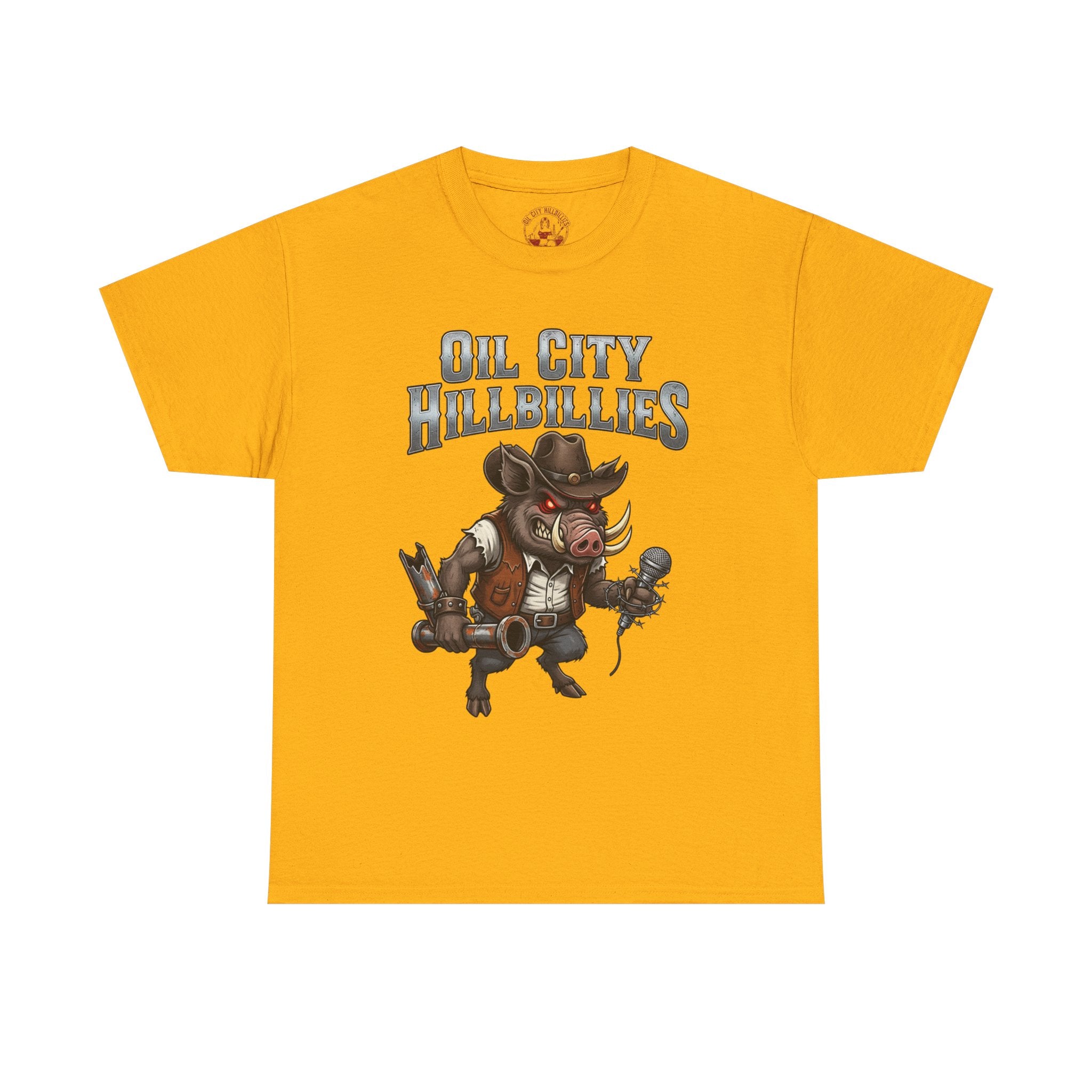Oil City Hillbillies Unisex Tee - Country Humor Shirt, Vintage Graphic Tee, Perfect for Music Lovers, BBQ Events, Gifting, Everyday Wear