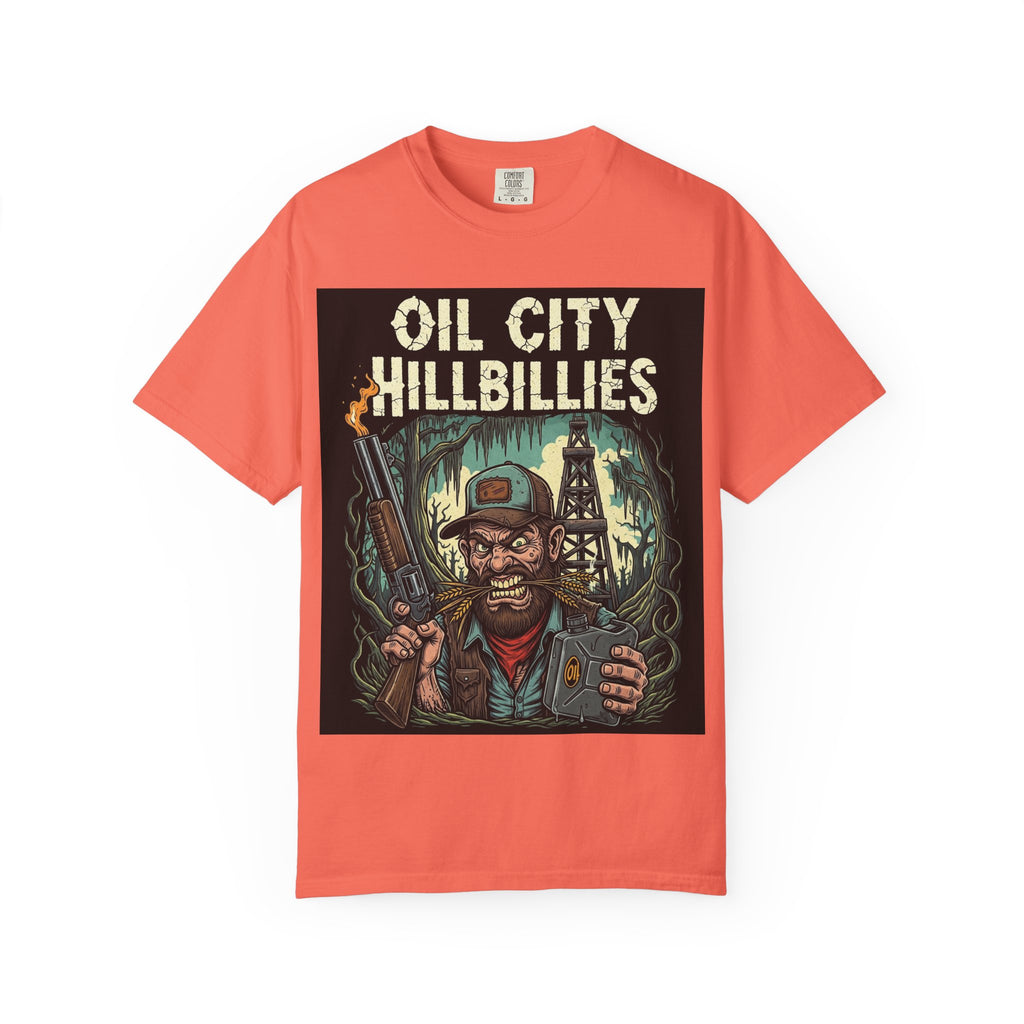 Oil City Hillbillies Unisex T-Shirt – Vintage Graphic Tee, Funny Gift, Casual Wear, Festive Party Shirt, 90s Nostalgia Style