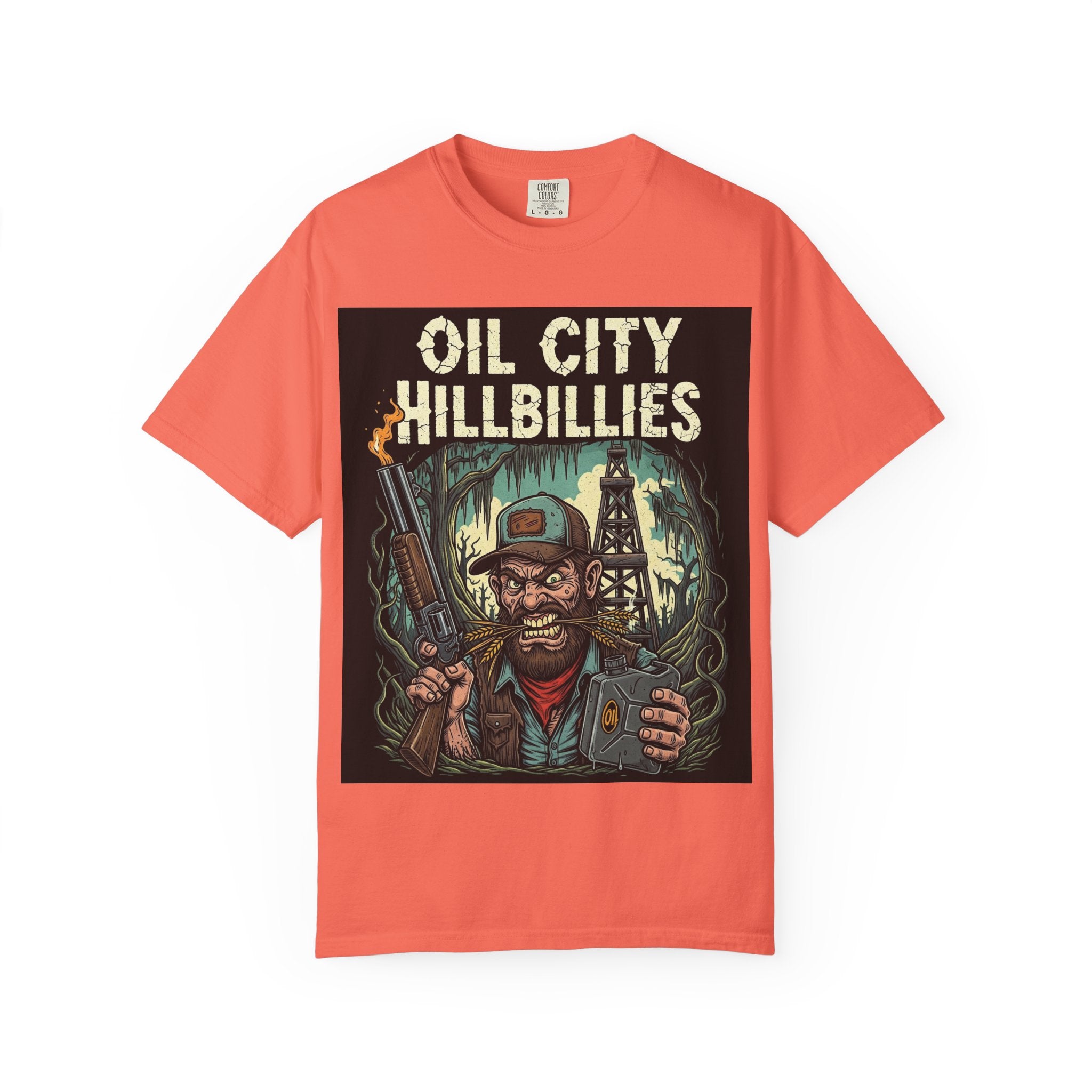 Oil City Hillbillies Unisex T-Shirt – Vintage Graphic Tee, Funny Gift, Casual Wear, Festive Party Shirt, 90s Nostalgia Style