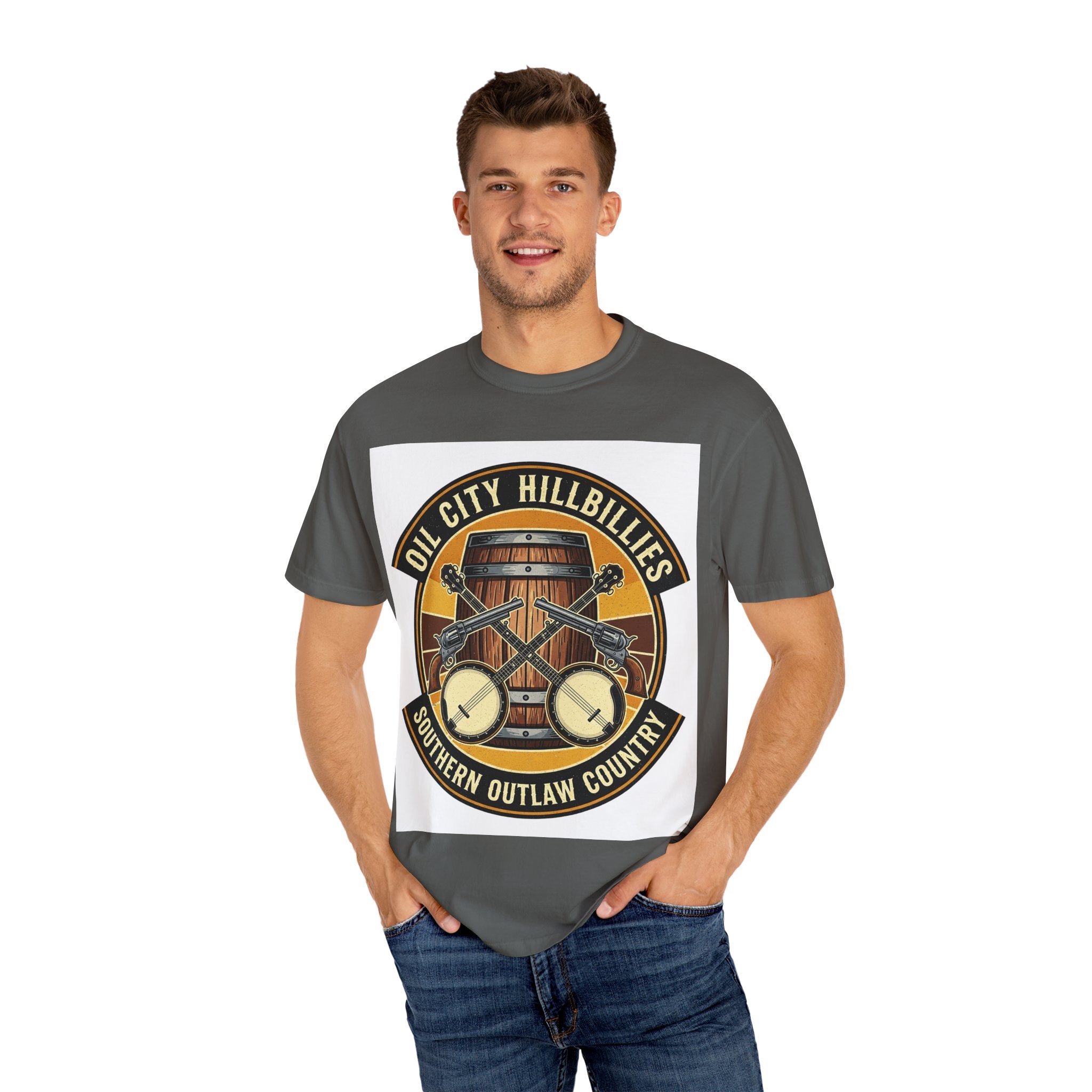 Oil City Hillbillies T-Shirt | Southern Outlaw Country Tee, Music Lover Gift, Vintage Style Shirt, Casual Outfit, Festival Apparel