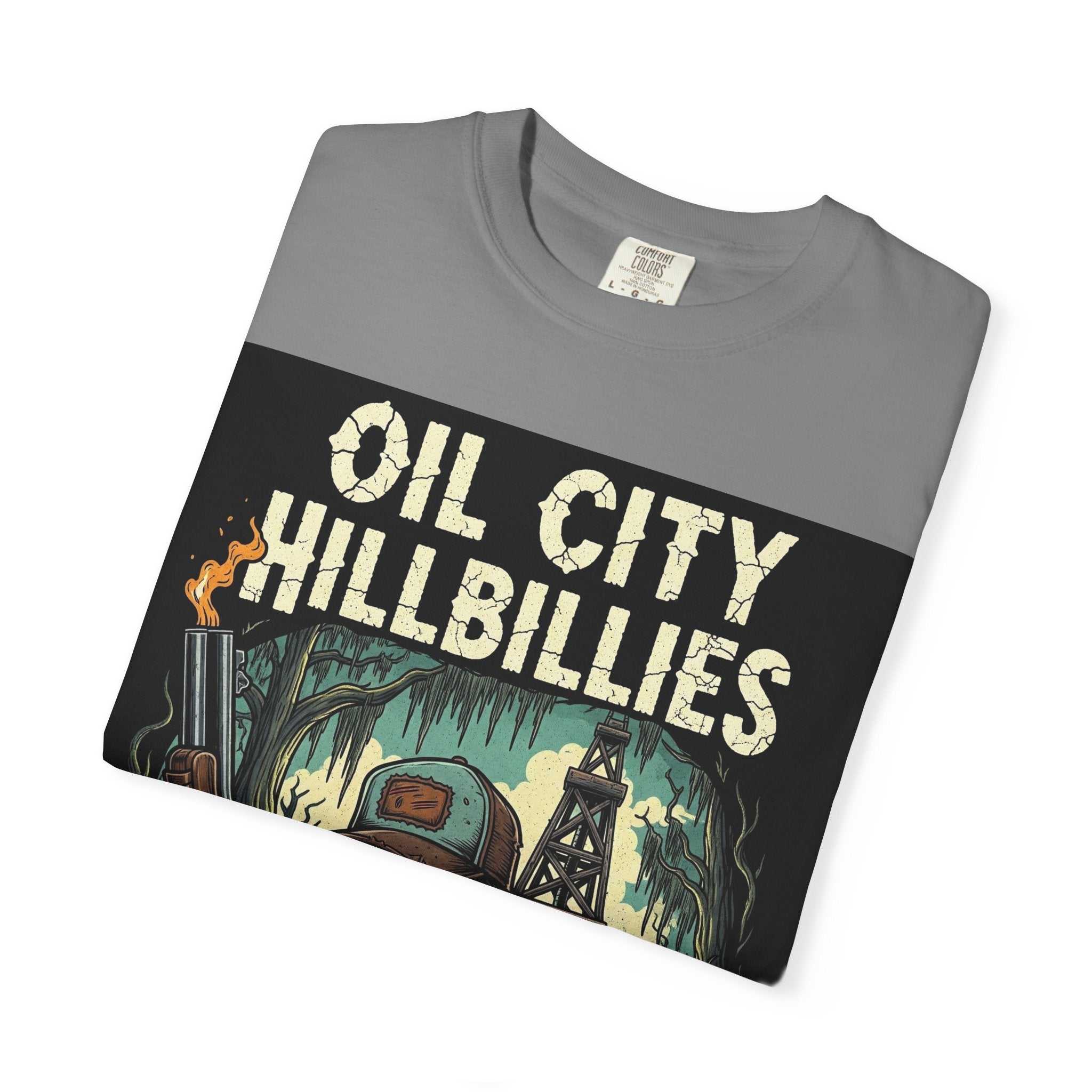 Oil City Hillbillies Unisex T-Shirt – Vintage Graphic Tee, Funny Gift, Casual Wear, Festive Party Shirt, 90s Nostalgia Style