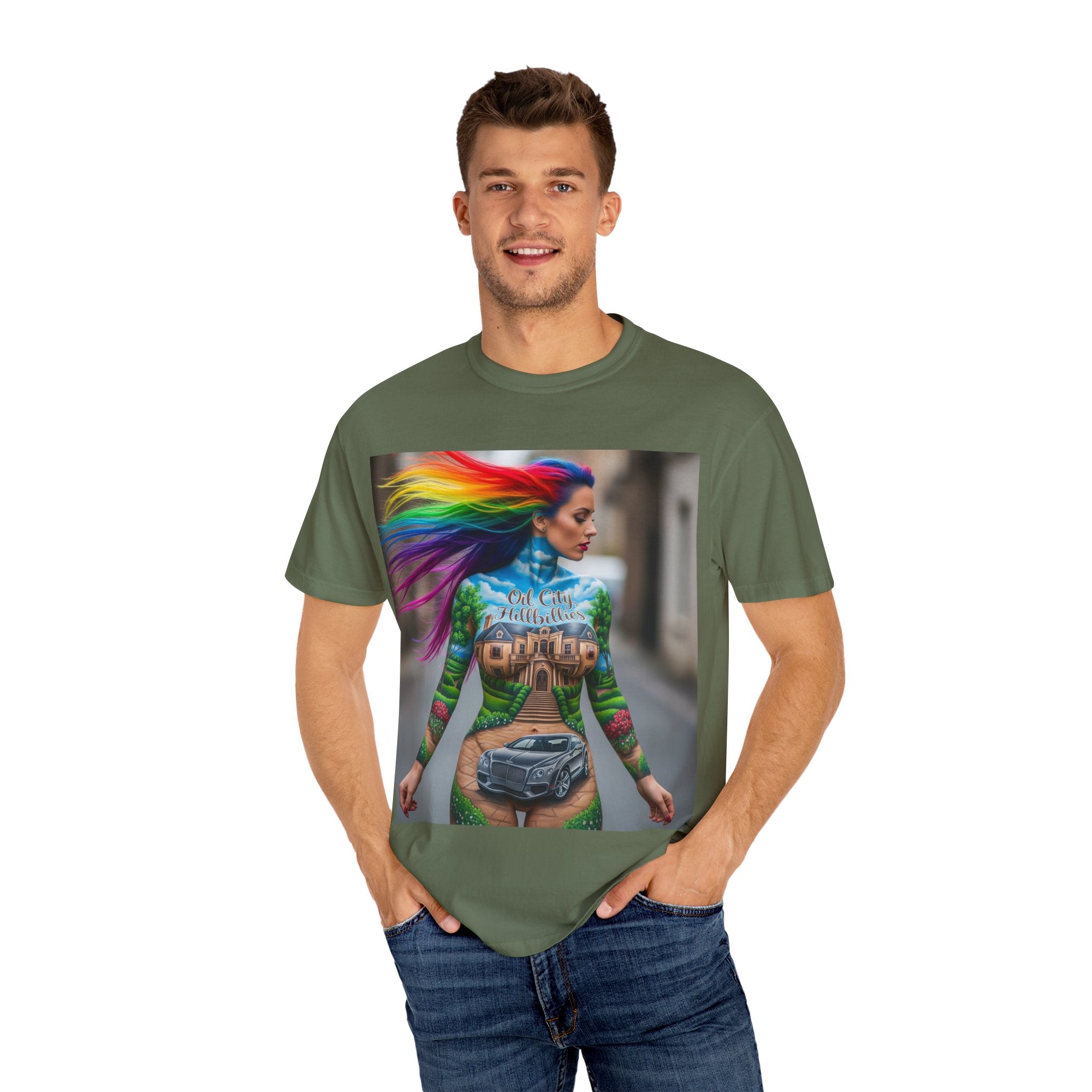Vibrant Graphic T-Shirt for Creative Souls | Unisex Tee, Festival Wear, Casual Street Style, Gift for Art Lovers