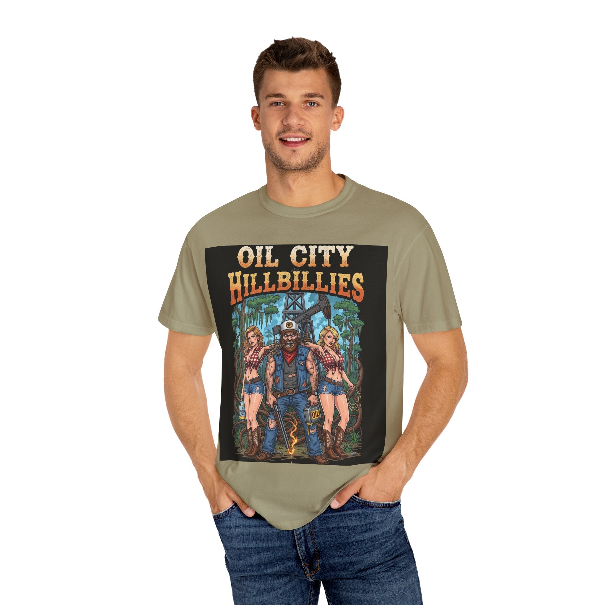 Vintage Graphic Tee – Oil City Hillbillies Shirt, Unisex T-Shirt, Casual Wear, Festival Outfit, Southern Pride Apparel