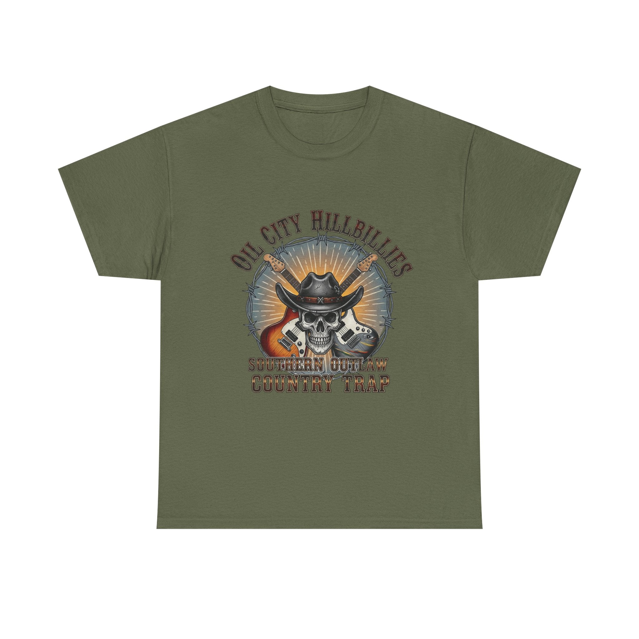 Southern Outlaw Graphic Tee | Unisex Heavy Cotton Tee for Country Music Lovers, Festival Wear, Casual Style, Gift for Him/Her