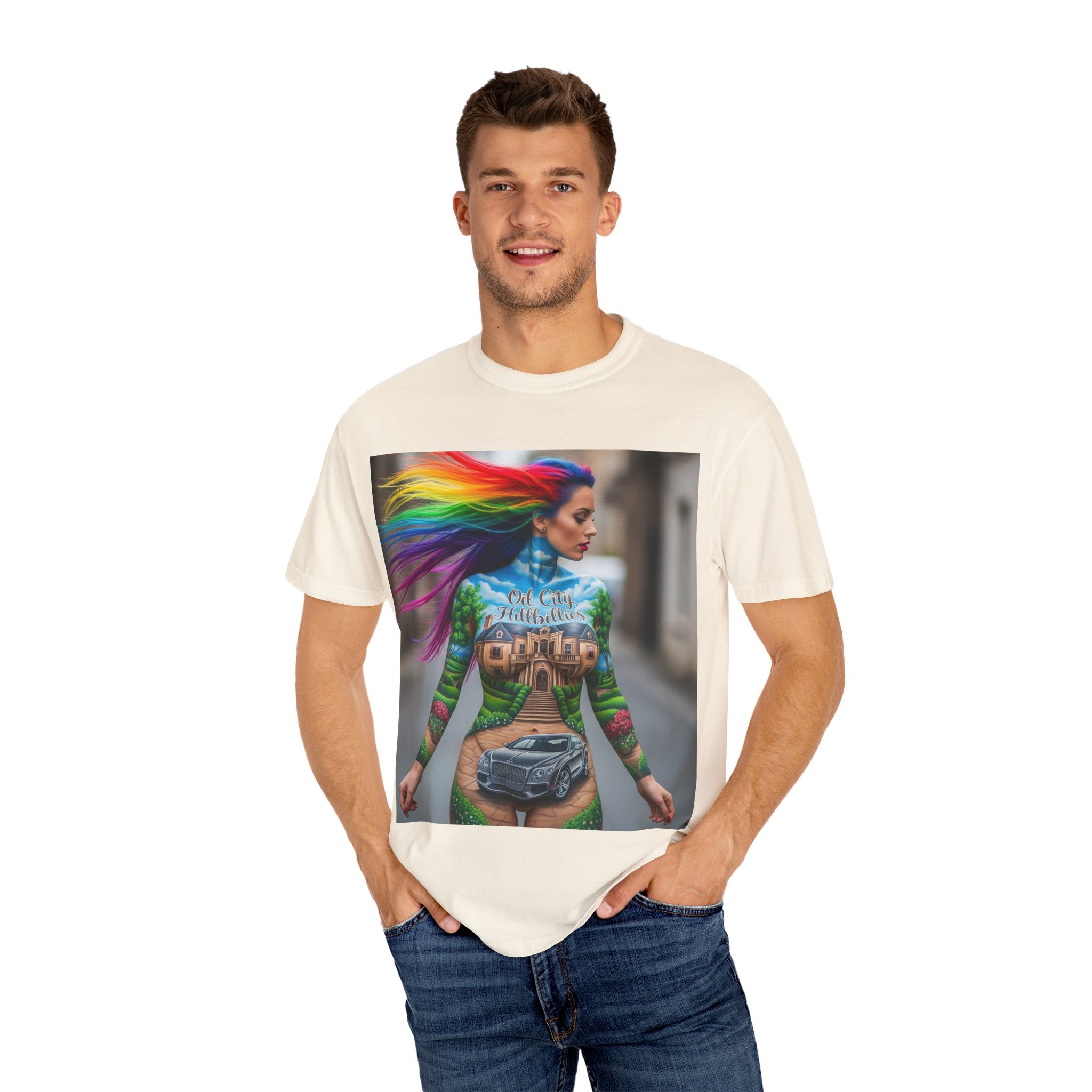 Vibrant Graphic T-Shirt for Creative Souls | Unisex Tee, Festival Wear, Casual Street Style, Gift for Art Lovers