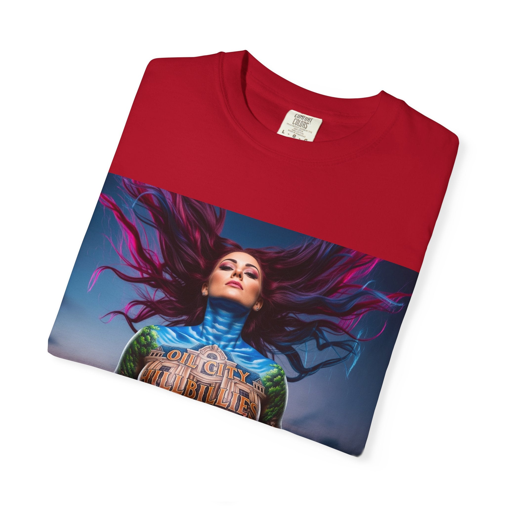Mystical Spirit T-Shirt | Ethereal Oil City Hillbillies Art Tee, Unisex Graphic Shirt, Bohemian Style, Gift for Her, Festival Wear, Unique Artwear