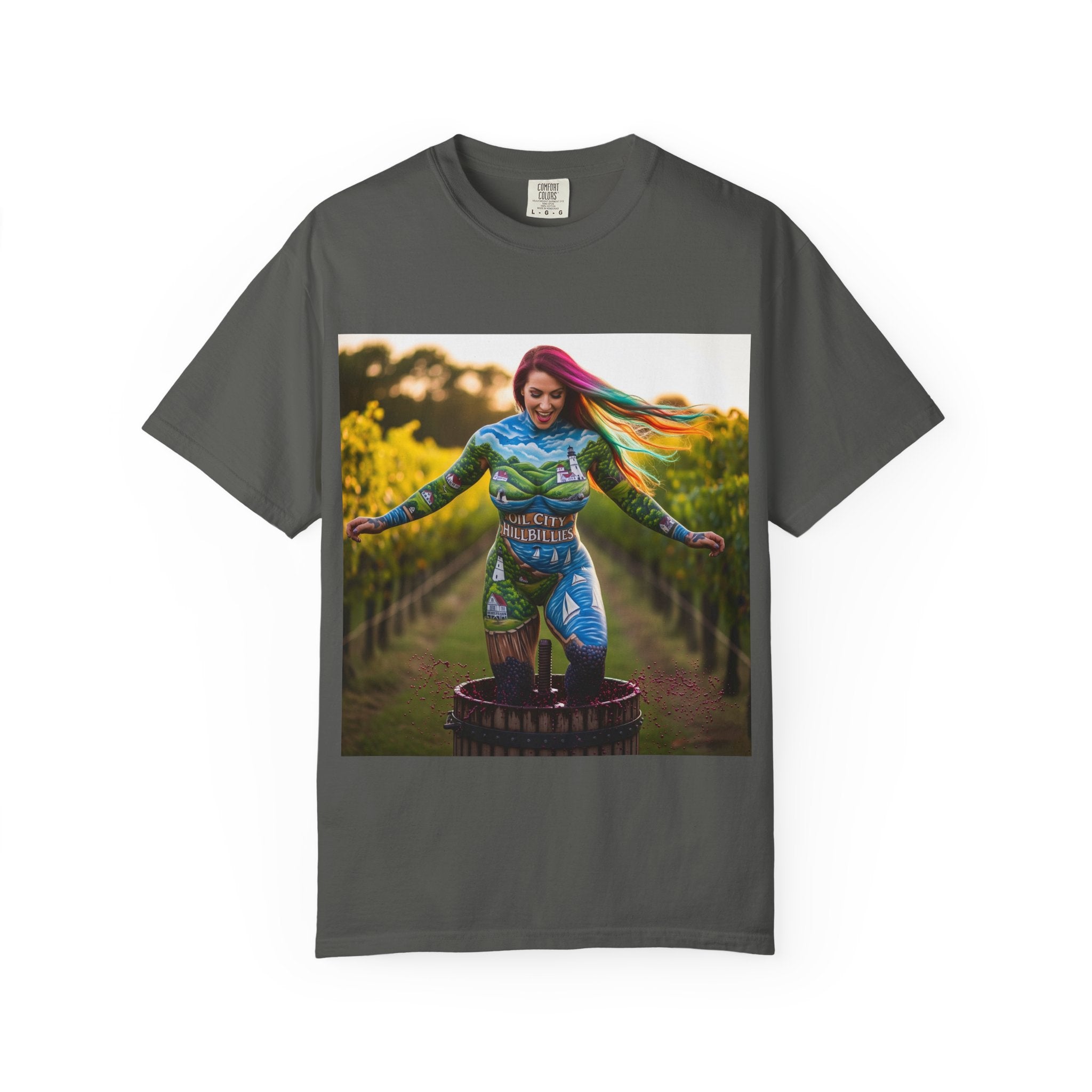 Vibrant Art T-Shirt, Colorful Graphic Tee, Eco-Friendly Cotton Shirt, Unique Gift for Art Lovers, Festival Wear, Casual Everyday Top