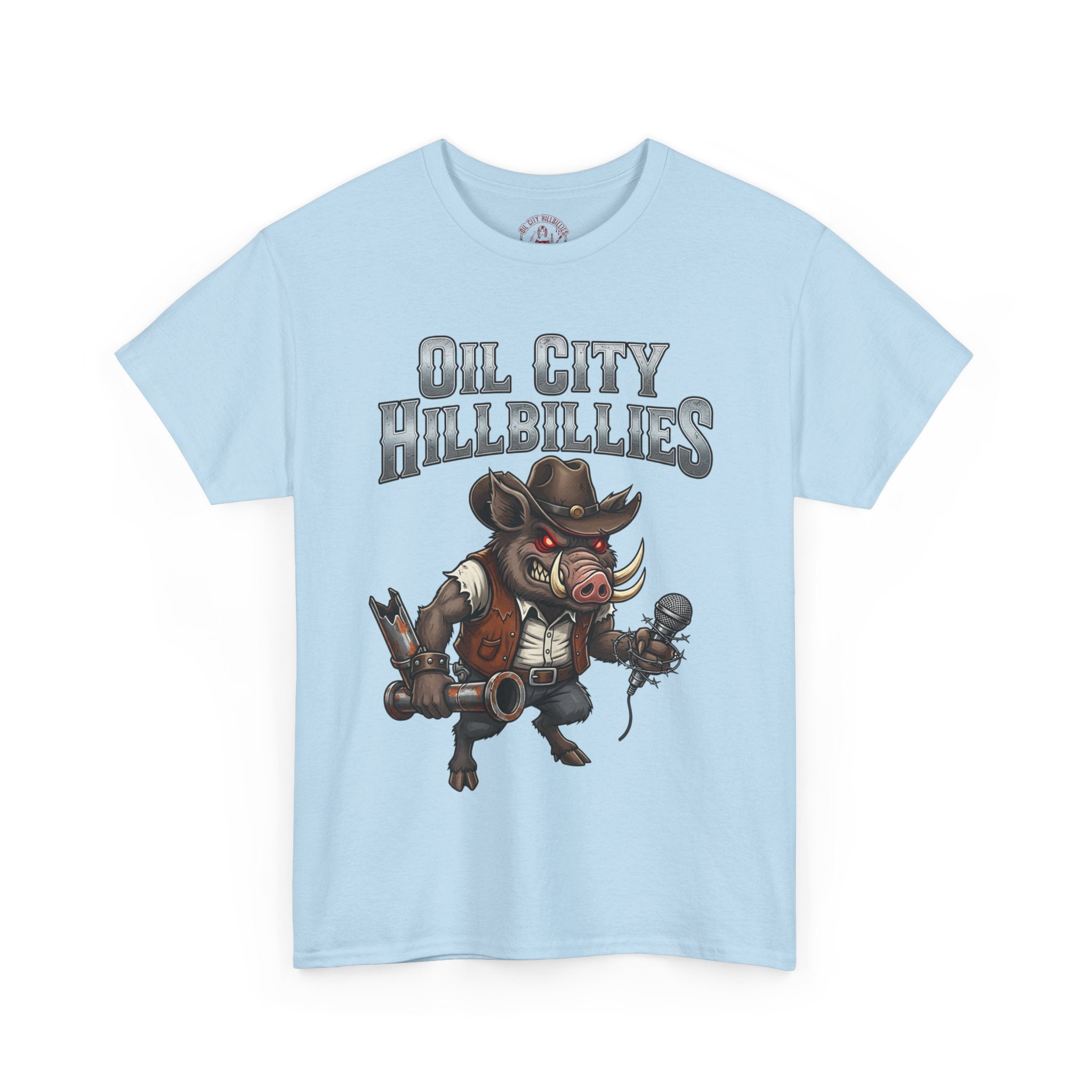 Oil City Hillbillies Unisex Tee - Country Humor Shirt, Vintage Graphic Tee, Perfect for Music Lovers, BBQ Events, Gifting, Everyday Wear