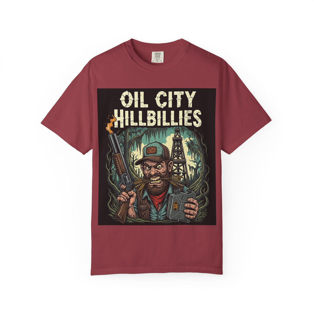 Oil City Hillbillies Unisex T-Shirt – Vintage Graphic Tee, Funny Gift, Casual Wear, Festive Party Shirt, 90s Nostalgia Style
