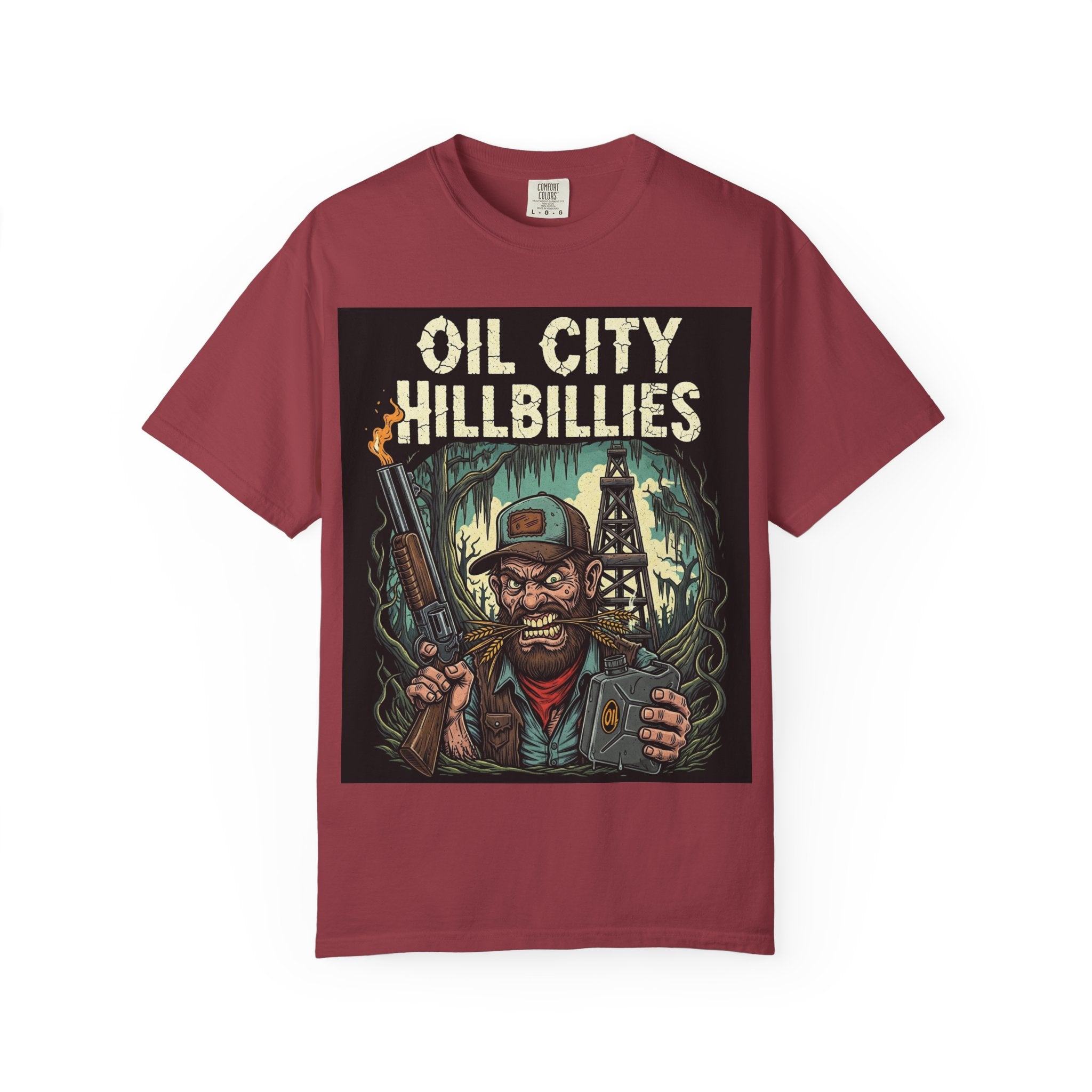 Oil City Hillbillies Unisex T-Shirt – Vintage Graphic Tee, Funny Gift, Casual Wear, Festive Party Shirt, 90s Nostalgia Style