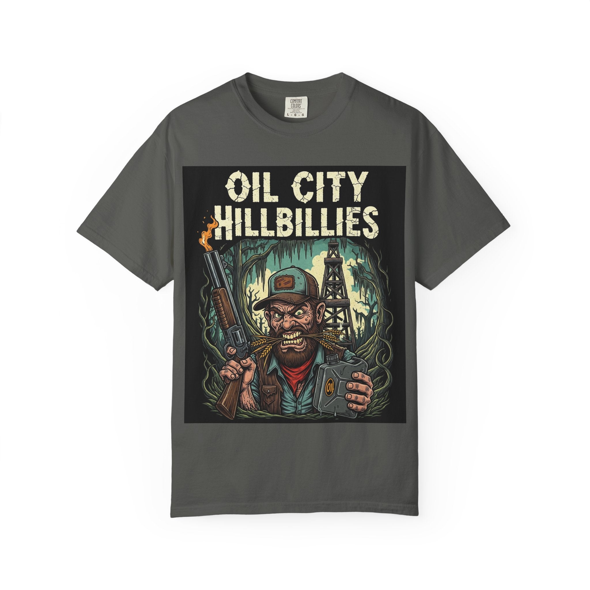 Oil City Hillbillies Unisex T-Shirt – Vintage Graphic Tee, Funny Gift, Casual Wear, Festive Party Shirt, 90s Nostalgia Style