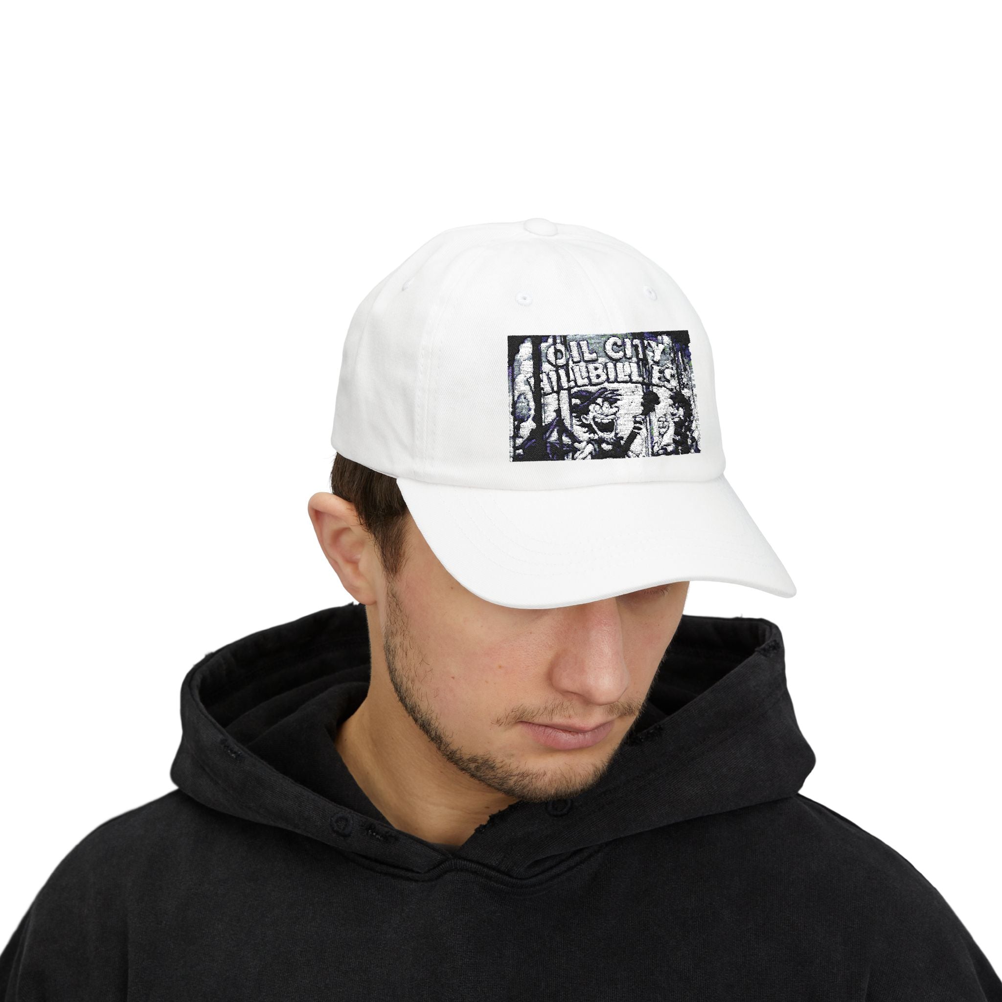 Oil City Hillbillies Vintage-Inspired Dad Cap with Graphic Design, Casual Hat for Dads, Perfect Father’s Day Gift, Relaxed Fit Cap, Summer Accessory