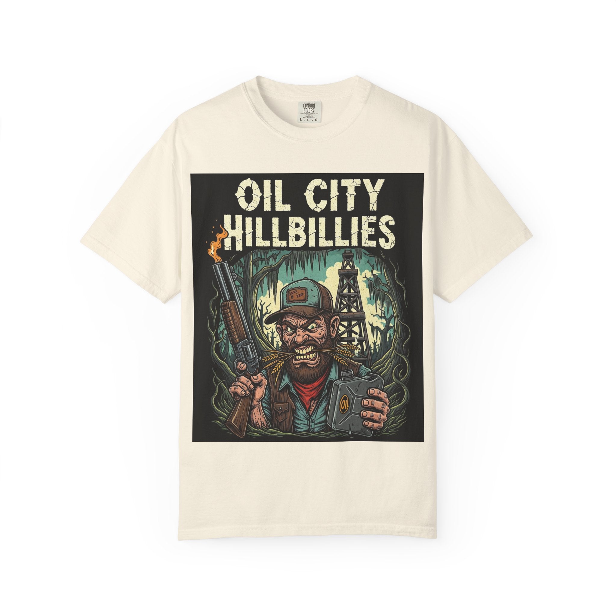 Oil City Hillbillies Unisex T-Shirt – Vintage Graphic Tee, Funny Gift, Casual Wear, Festive Party Shirt, 90s Nostalgia Style