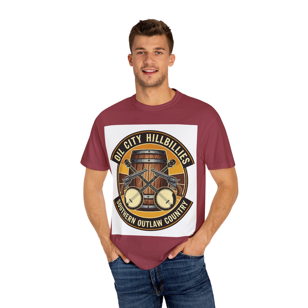 Oil City Hillbillies T-Shirt | Southern Outlaw Country Tee, Music Lover Gift, Vintage Style Shirt, Casual Outfit, Festival Apparel