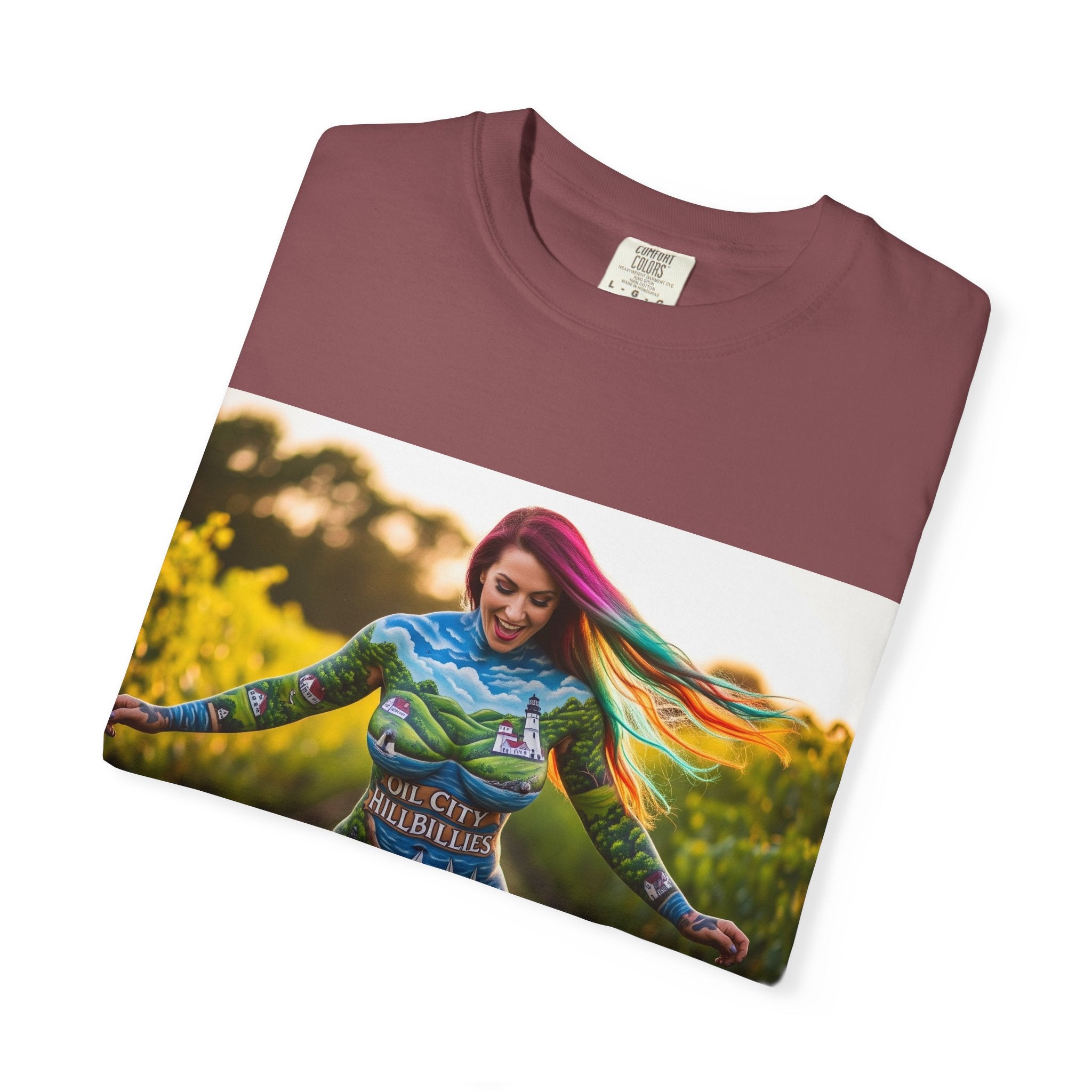 Vibrant Art T-Shirt, Colorful Graphic Tee, Eco-Friendly Cotton Shirt, Unique Gift for Art Lovers, Festival Wear, Casual Everyday Top