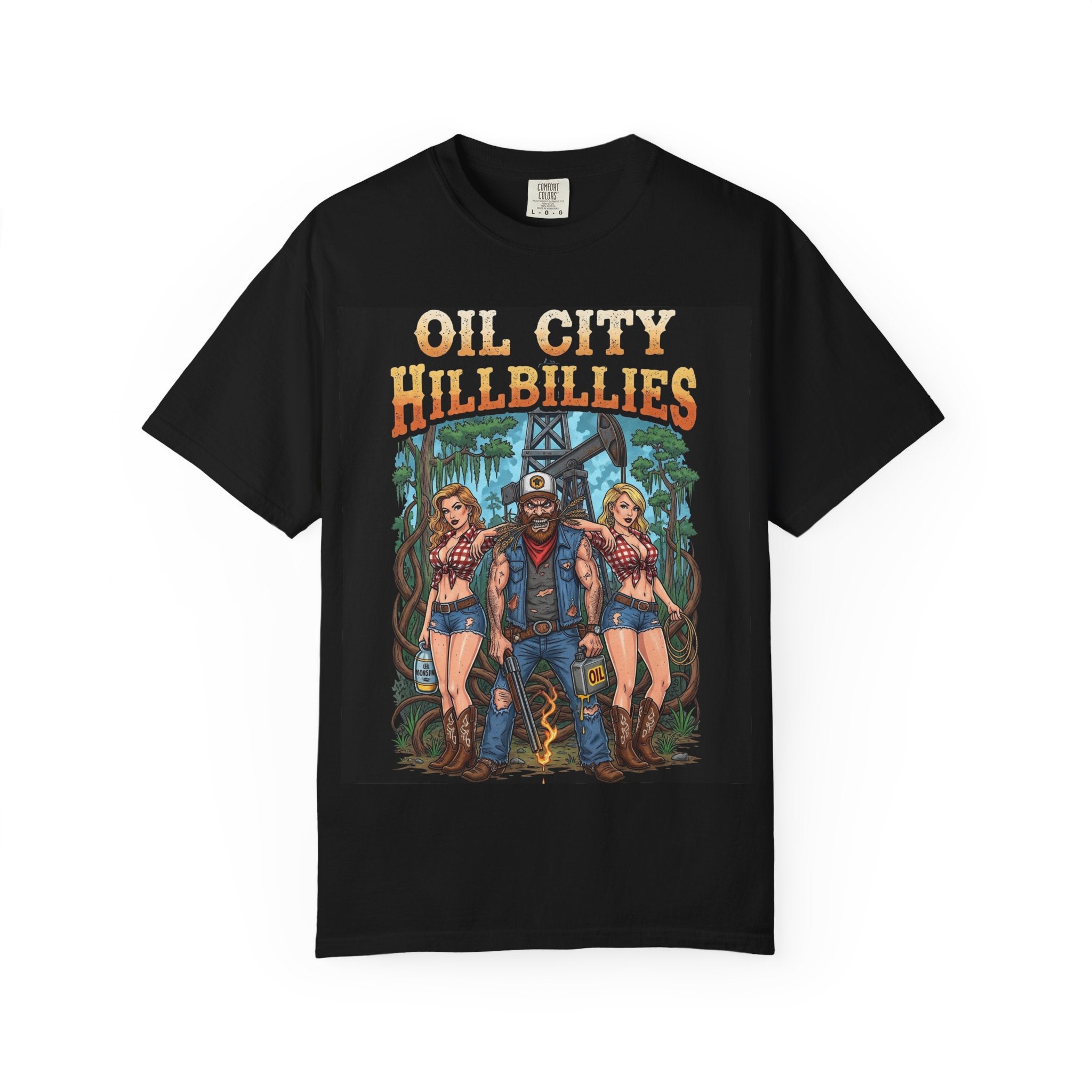 Vintage Graphic Tee – Oil City Hillbillies Shirt, Unisex T-Shirt, Casual Wear, Festival Outfit, Southern Pride Apparel