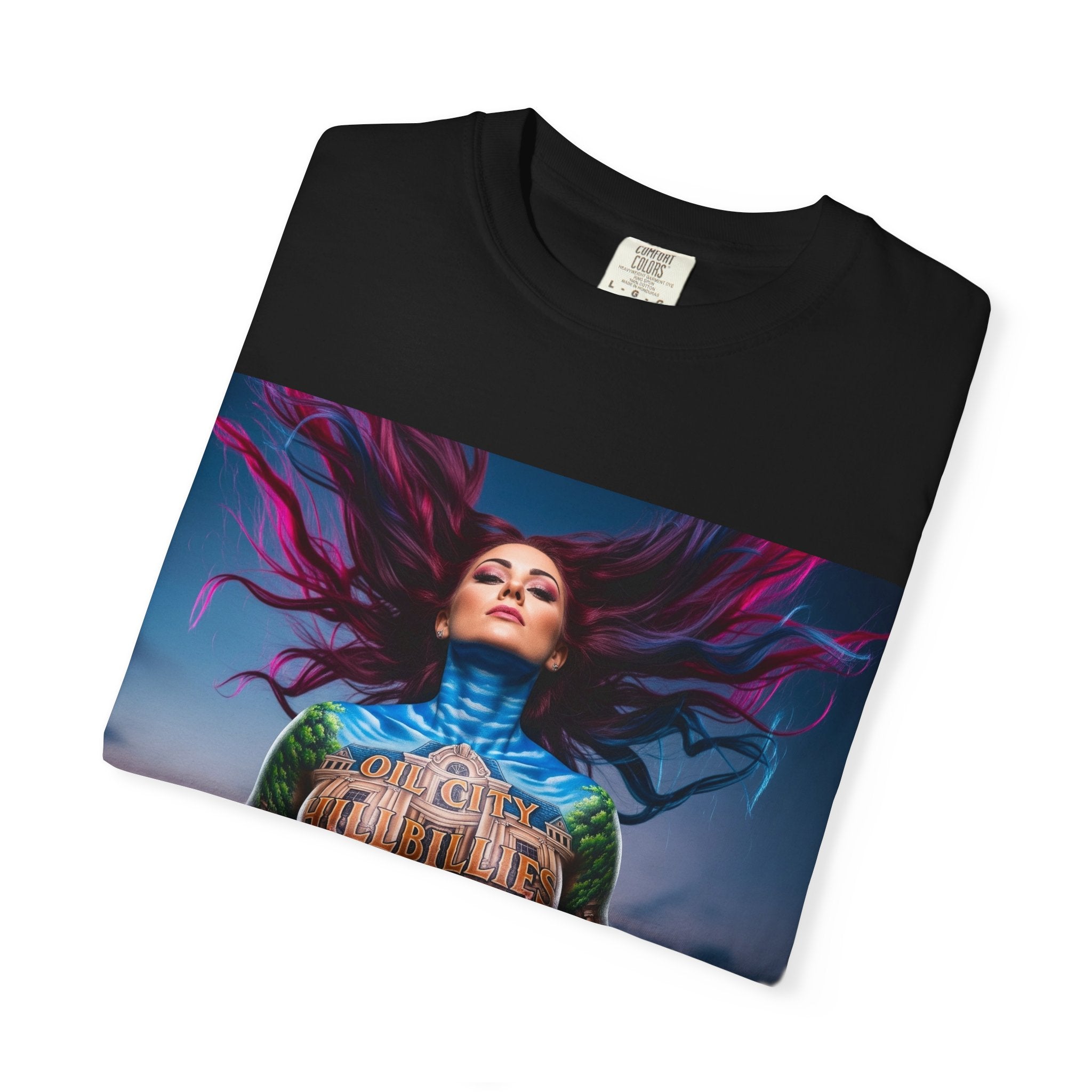 Mystical Spirit T-Shirt | Ethereal Oil City Hillbillies Art Tee, Unisex Graphic Shirt, Bohemian Style, Gift for Her, Festival Wear, Unique Artwear