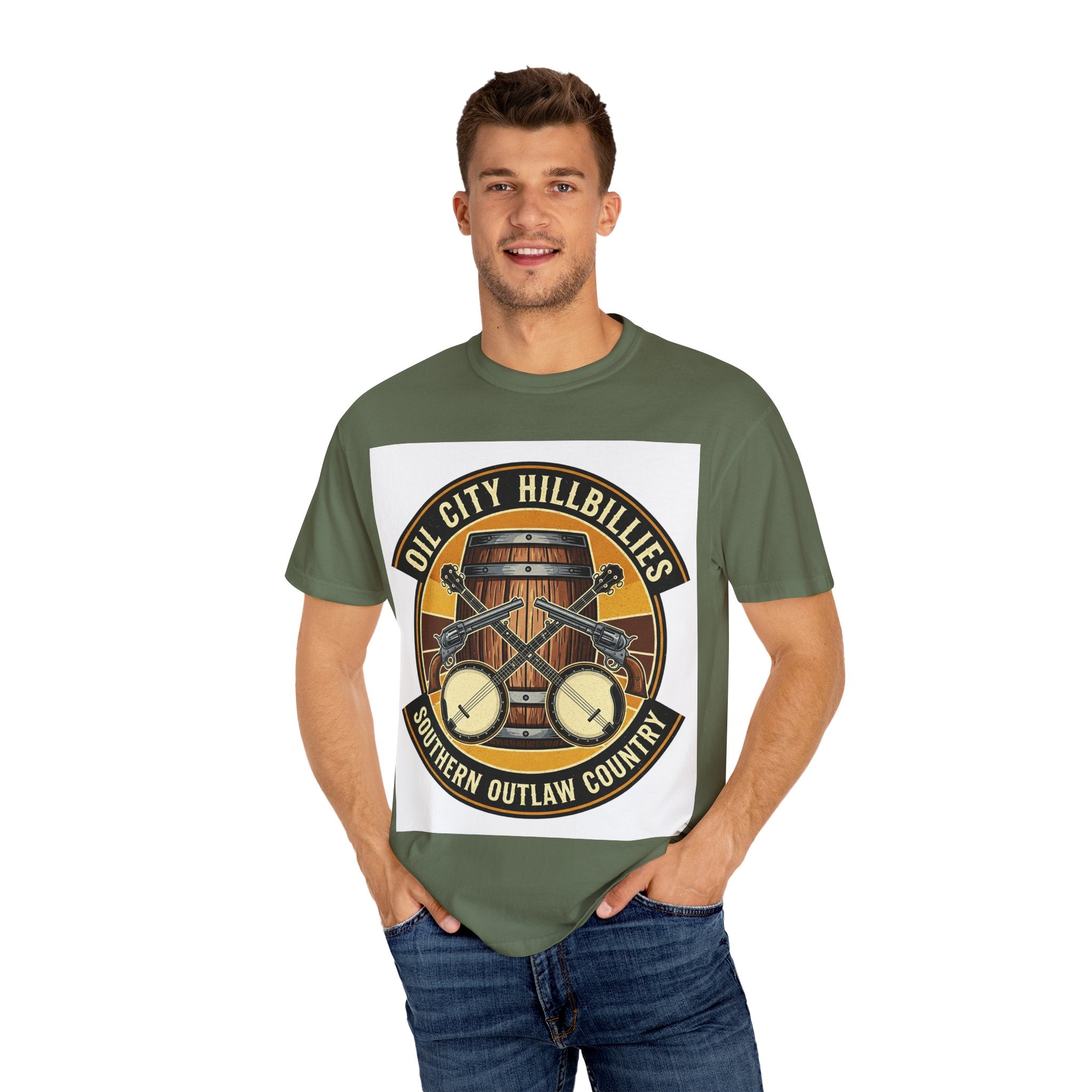 Oil City Hillbillies T-Shirt | Southern Outlaw Country Tee, Music Lover Gift, Vintage Style Shirt, Casual Outfit, Festival Apparel