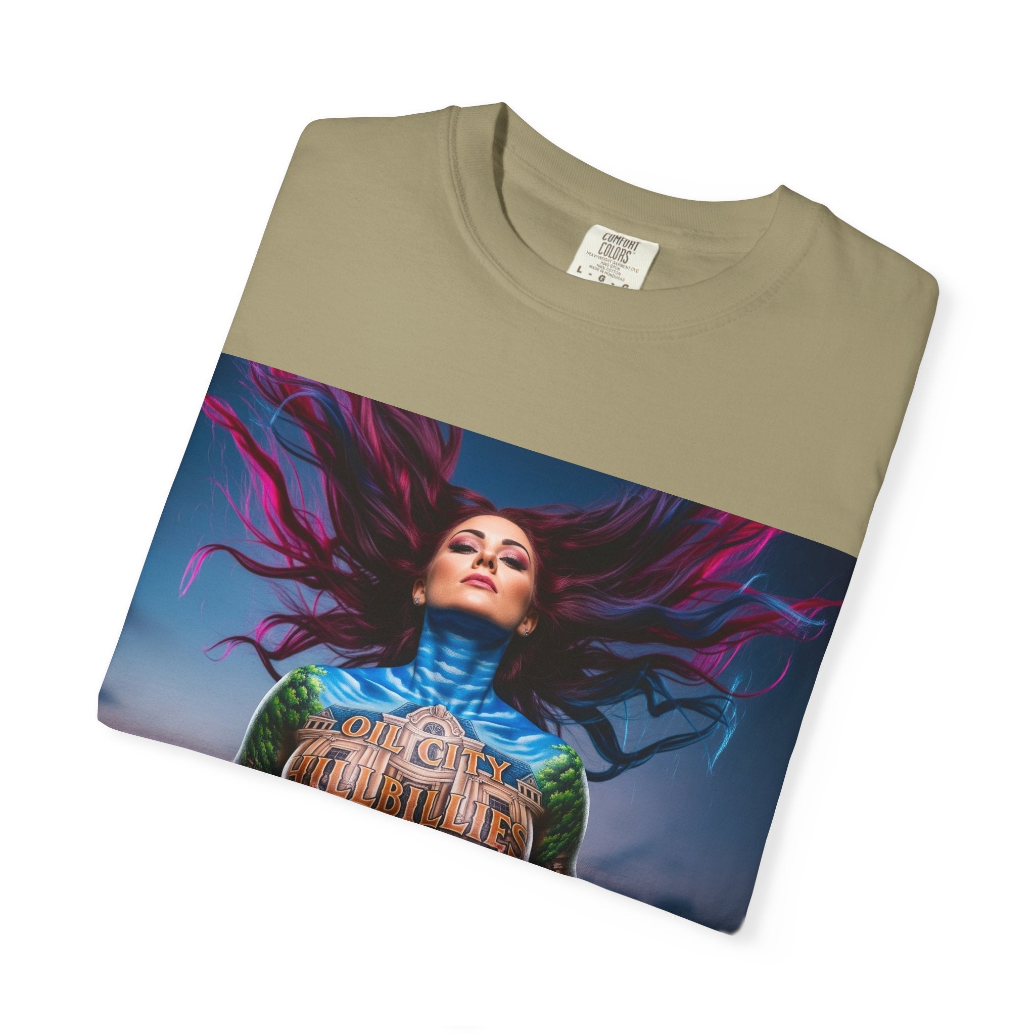 Mystical Spirit T-Shirt | Ethereal Oil City Hillbillies Art Tee, Unisex Graphic Shirt, Bohemian Style, Gift for Her, Festival Wear, Unique Artwear