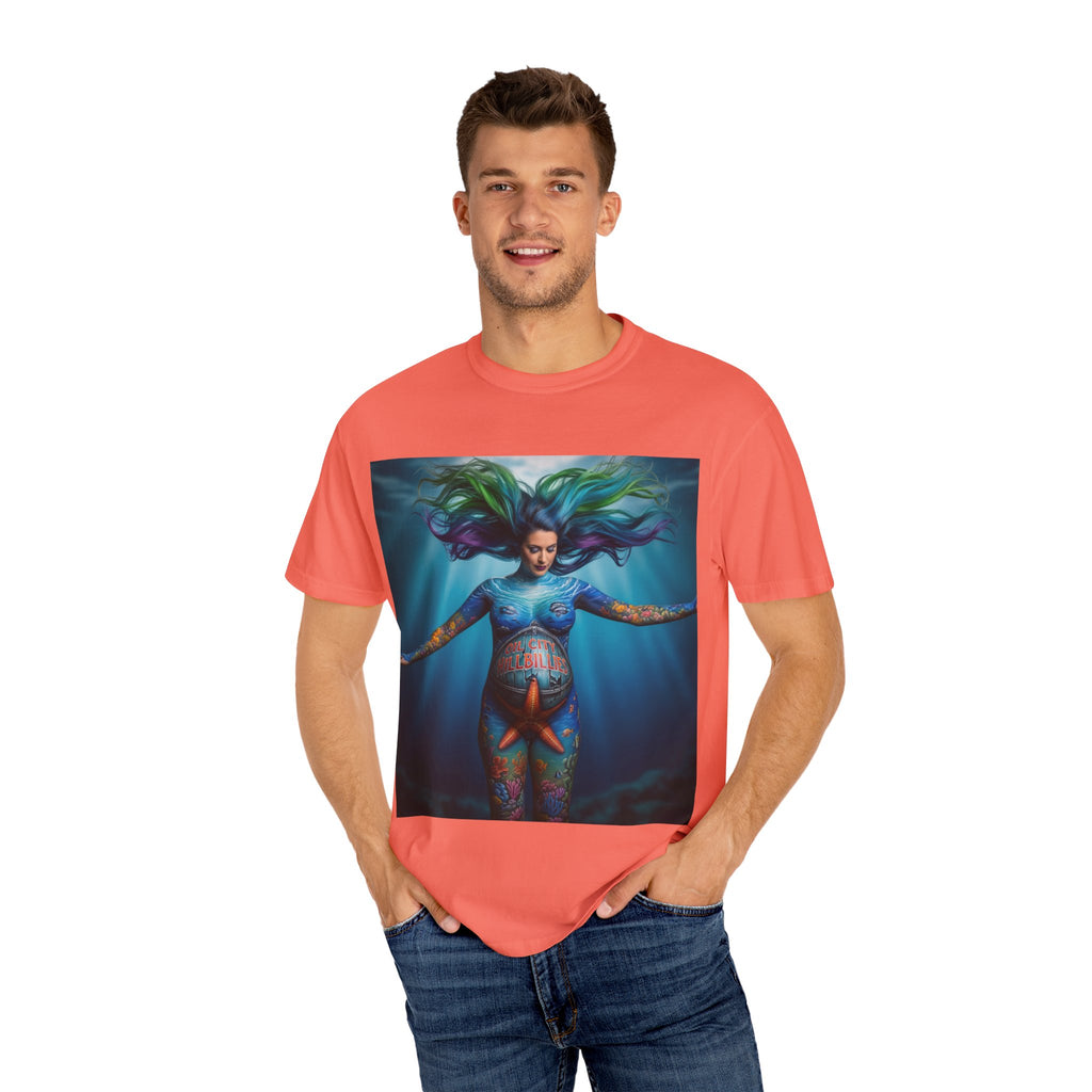 Garment-Dyed Oil City Hillbillies Tee Inspired by Southern Roots and Backwoods Culture, Bohemian T-shirt for Music Festivals, Artistic Outlaw Fashion Statement, Perfect Gift for Fans
