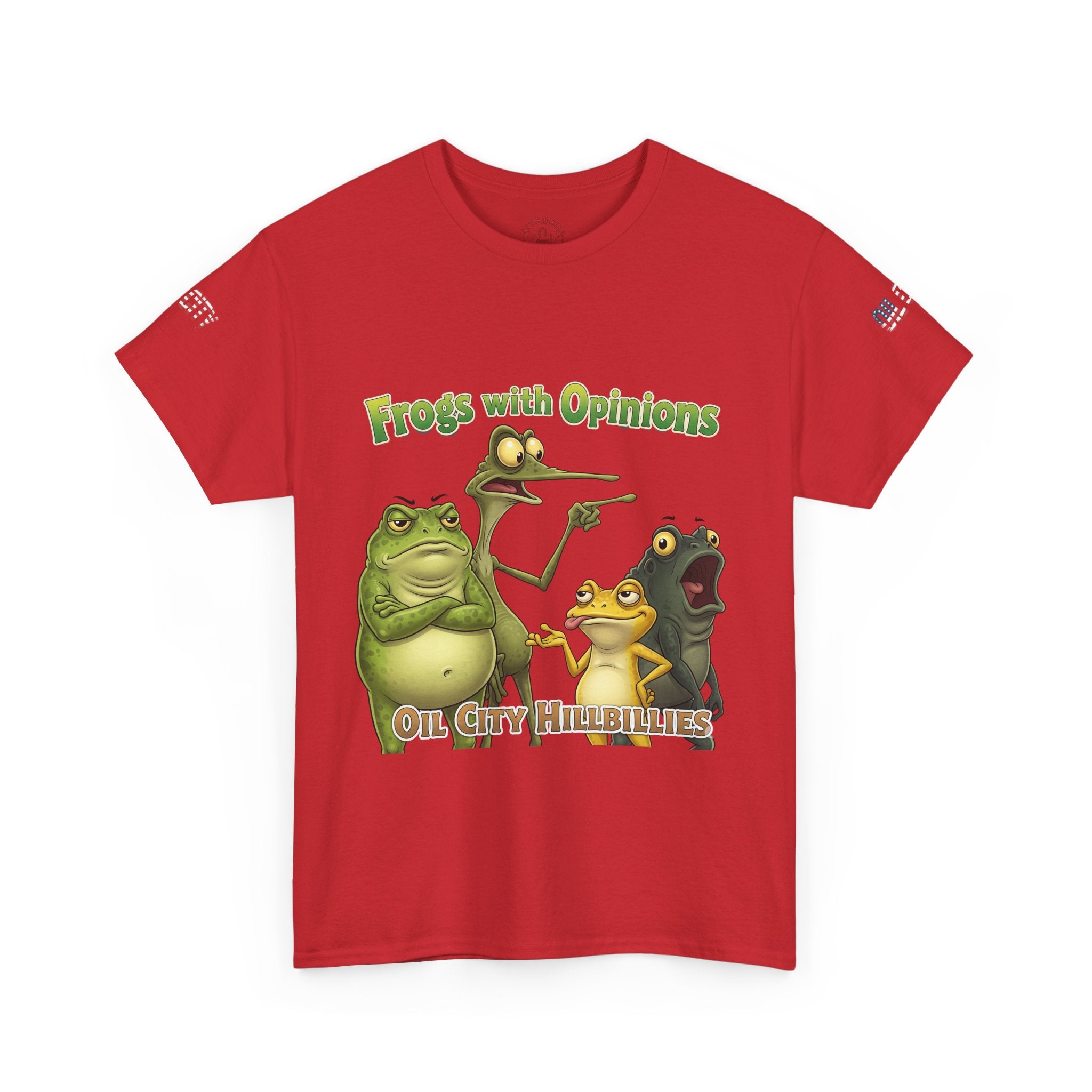 Frogs with Opinions Unisex Tee - Oil City Hillbillies Official Merchandise