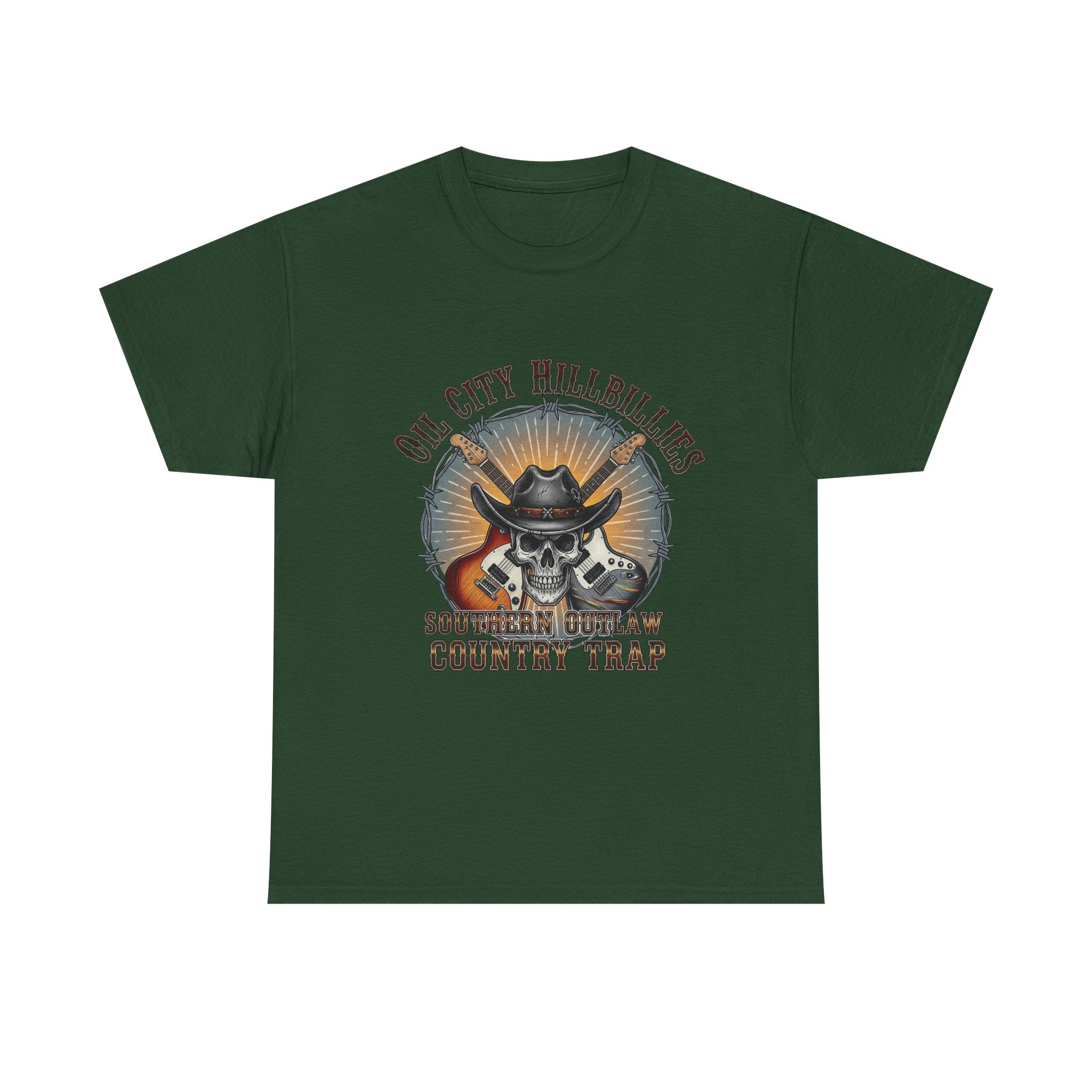 Southern Outlaw Graphic Tee | Unisex Heavy Cotton Tee for Country Music Lovers, Festival Wear, Casual Style, Gift for Him/Her