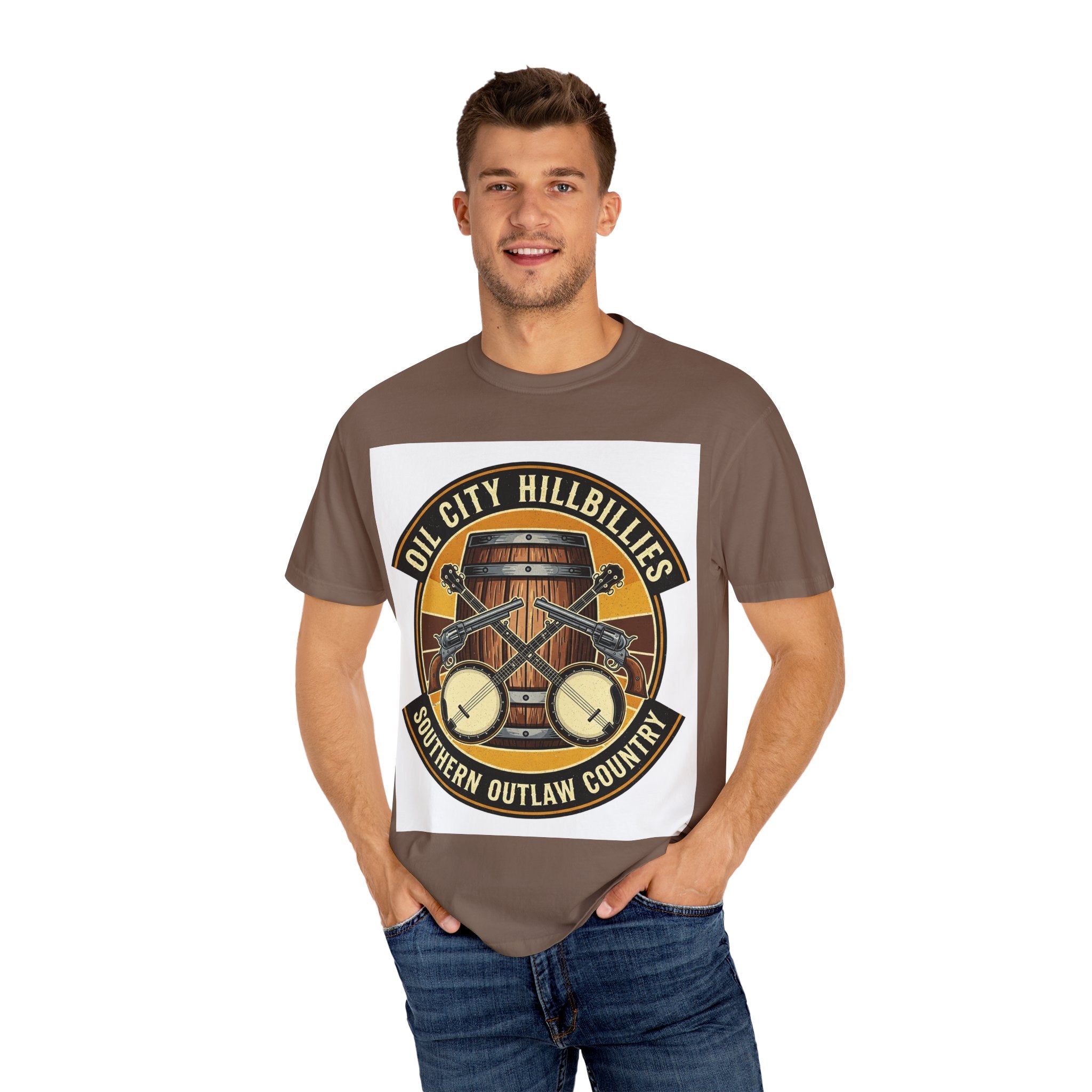 Oil City Hillbillies T-Shirt | Southern Outlaw Country Tee, Music Lover Gift, Vintage Style Shirt, Casual Outfit, Festival Apparel