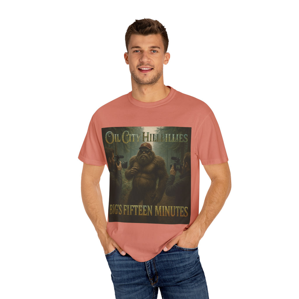 Oil City Hillbillies Unisex T-Shirt, Vintage Style Tee, Bigfoot Humor, Casual Wear, Gift for Nature Lovers, Fun Weekend Shirt