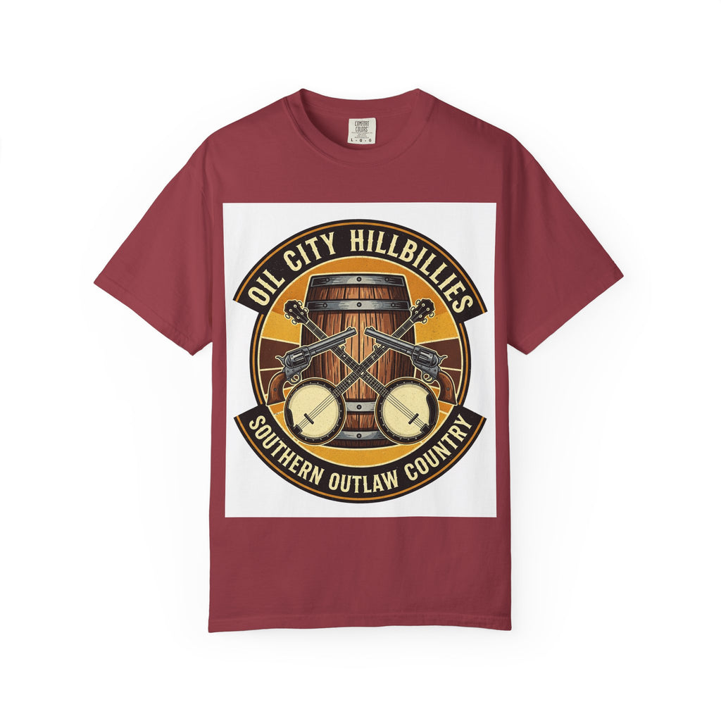 Oil City Hillbillies T-Shirt | Southern Outlaw Country Tee, Music Lover Gift, Vintage Style Shirt, Casual Outfit, Festival Apparel
