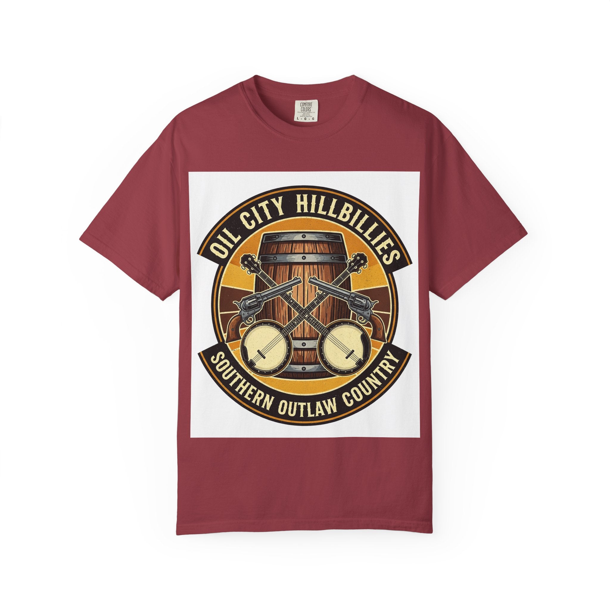 Oil City Hillbillies T-Shirt | Southern Outlaw Country Tee, Music Lover Gift, Vintage Style Shirt, Casual Outfit, Festival Apparel