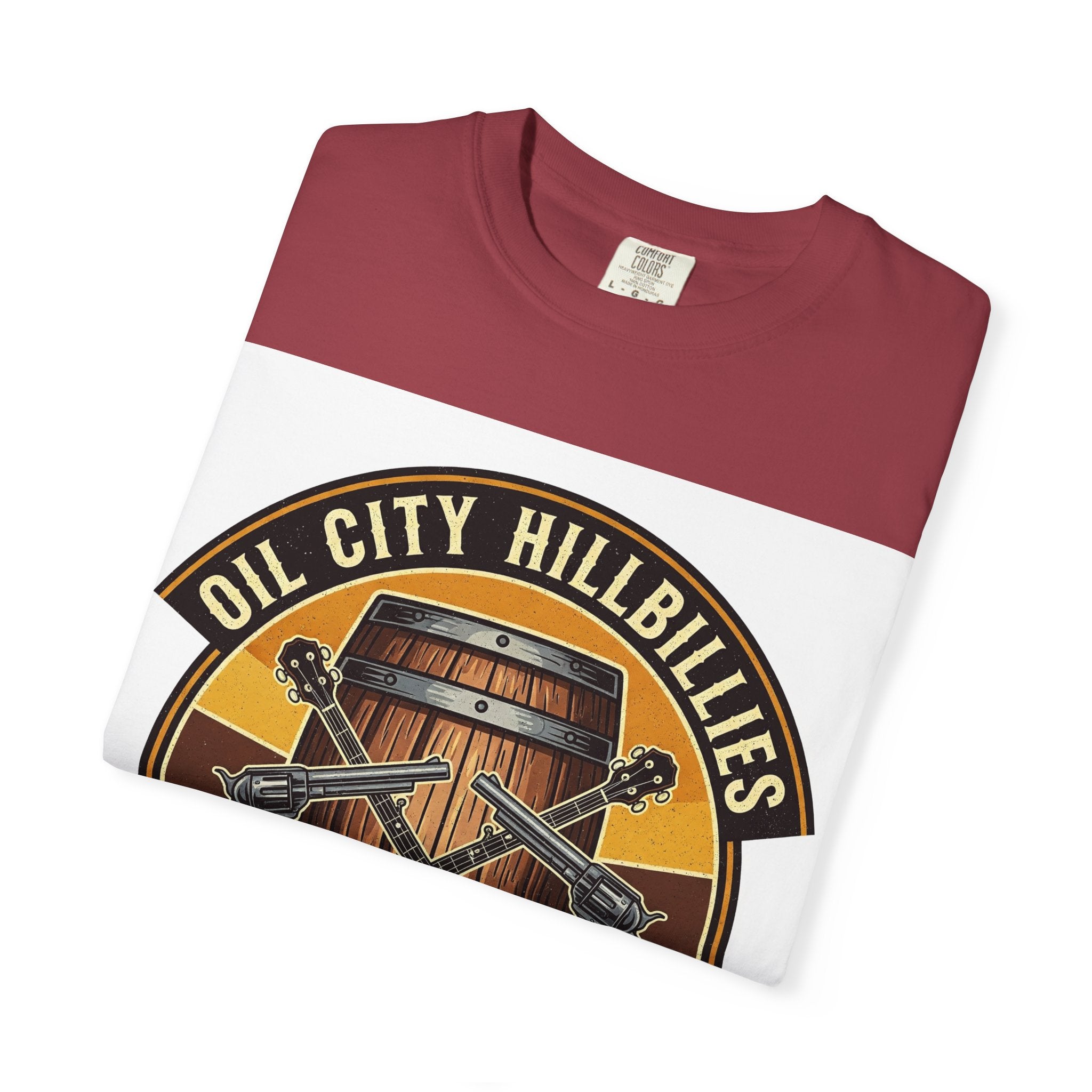 Oil City Hillbillies T-Shirt | Southern Outlaw Country Tee, Music Lover Gift, Vintage Style Shirt, Casual Outfit, Festival Apparel