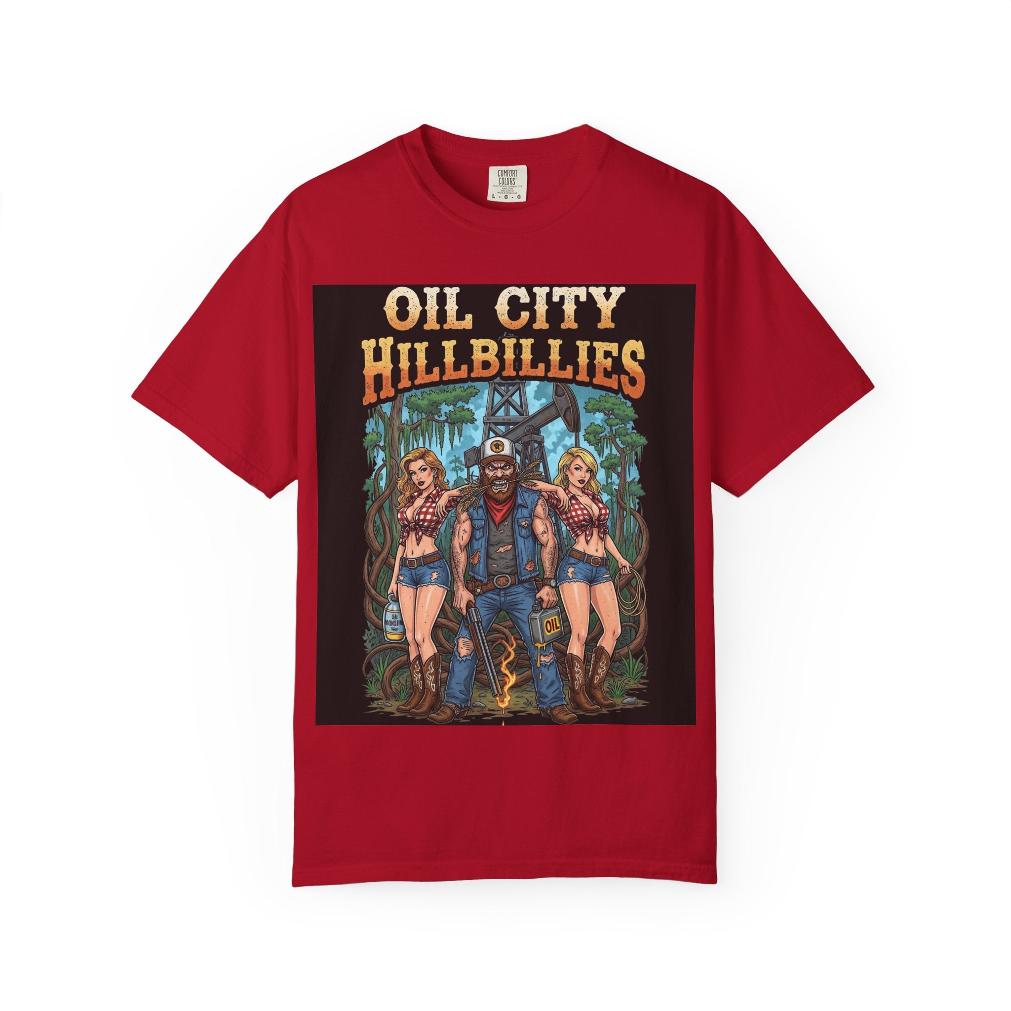 Vintage Graphic Tee – Oil City Hillbillies Shirt, Unisex T-Shirt, Casual Wear, Festival Outfit, Southern Pride Apparel