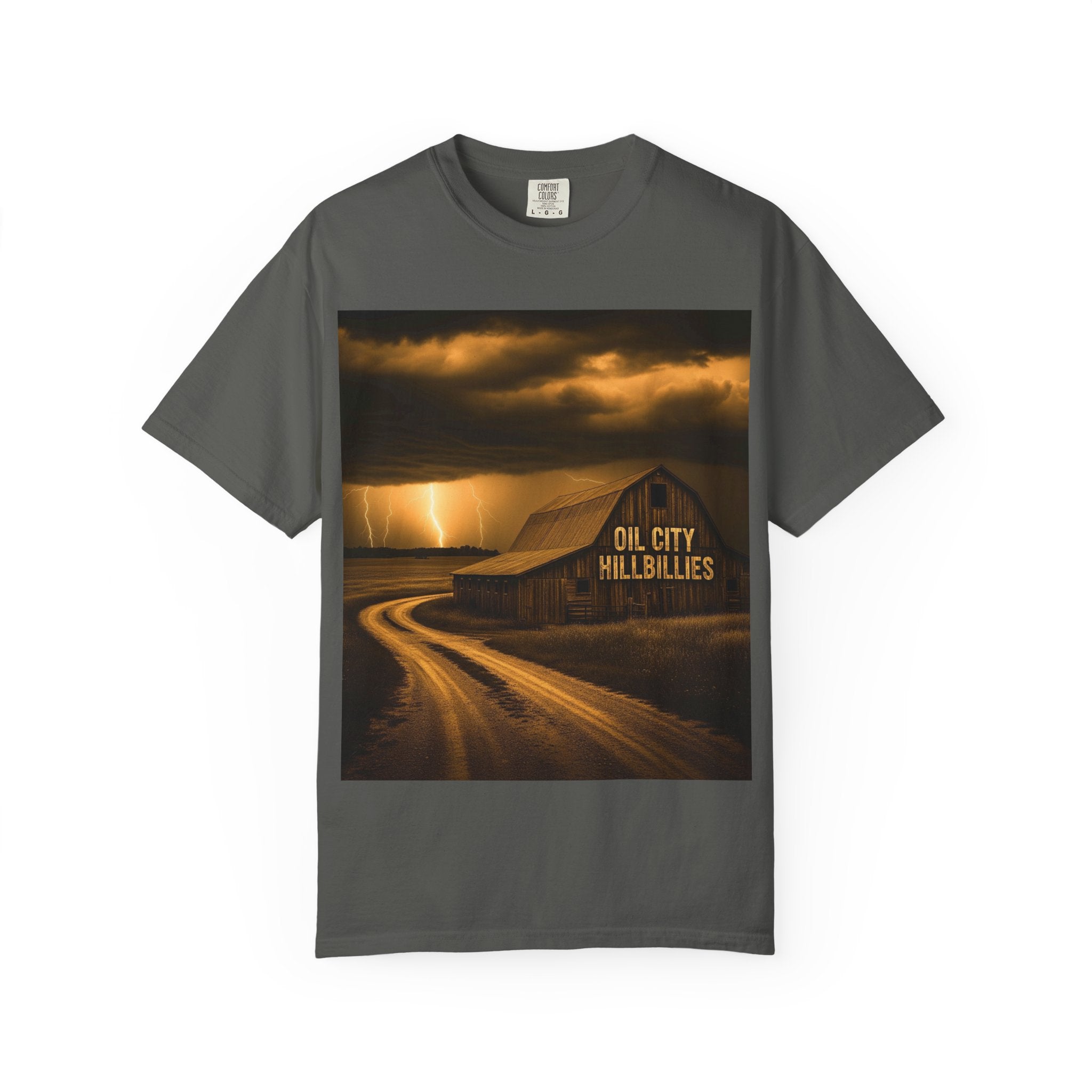 Oil City Hillbillies Vintage Graphic Tee – Unisex Outlaw Country T-Shirt, Southern Rock Band Merch, Country Concert Shirt
