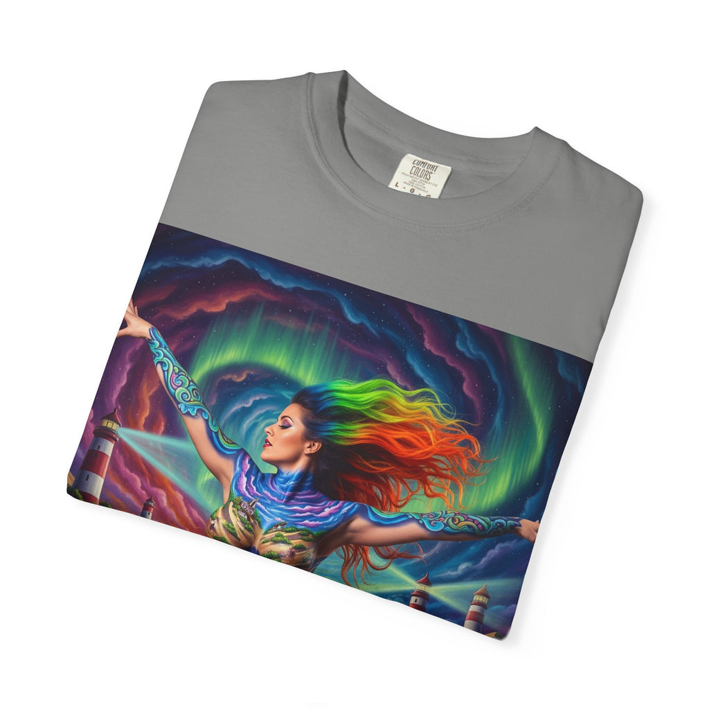 Oil City Hillbillies Colorful Spirit Unisex T-Shirt, Artistic Graphic Tee, Casual Wear, Gift for Art Lovers, Summer Festival Fashion