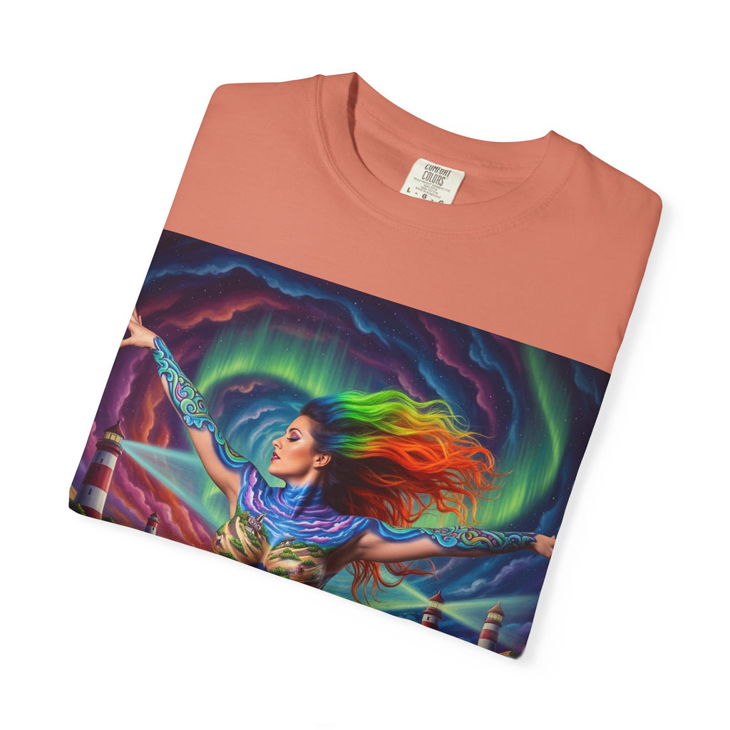 Oil City Hillbillies Colorful Spirit Unisex T-Shirt, Artistic Graphic Tee, Casual Wear, Gift for Art Lovers, Summer Festival Fashion
