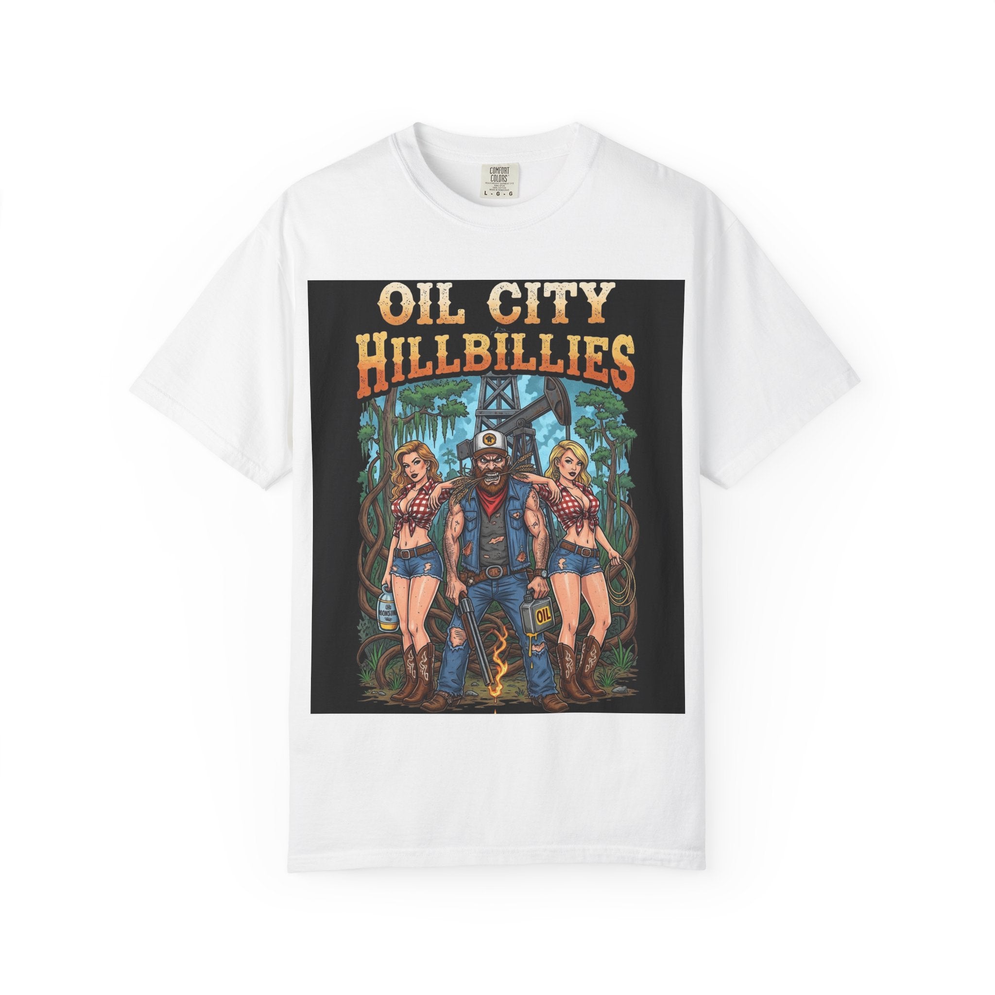 Vintage Graphic Tee – Oil City Hillbillies Shirt, Unisex T-Shirt, Casual Wear, Festival Outfit, Southern Pride Apparel