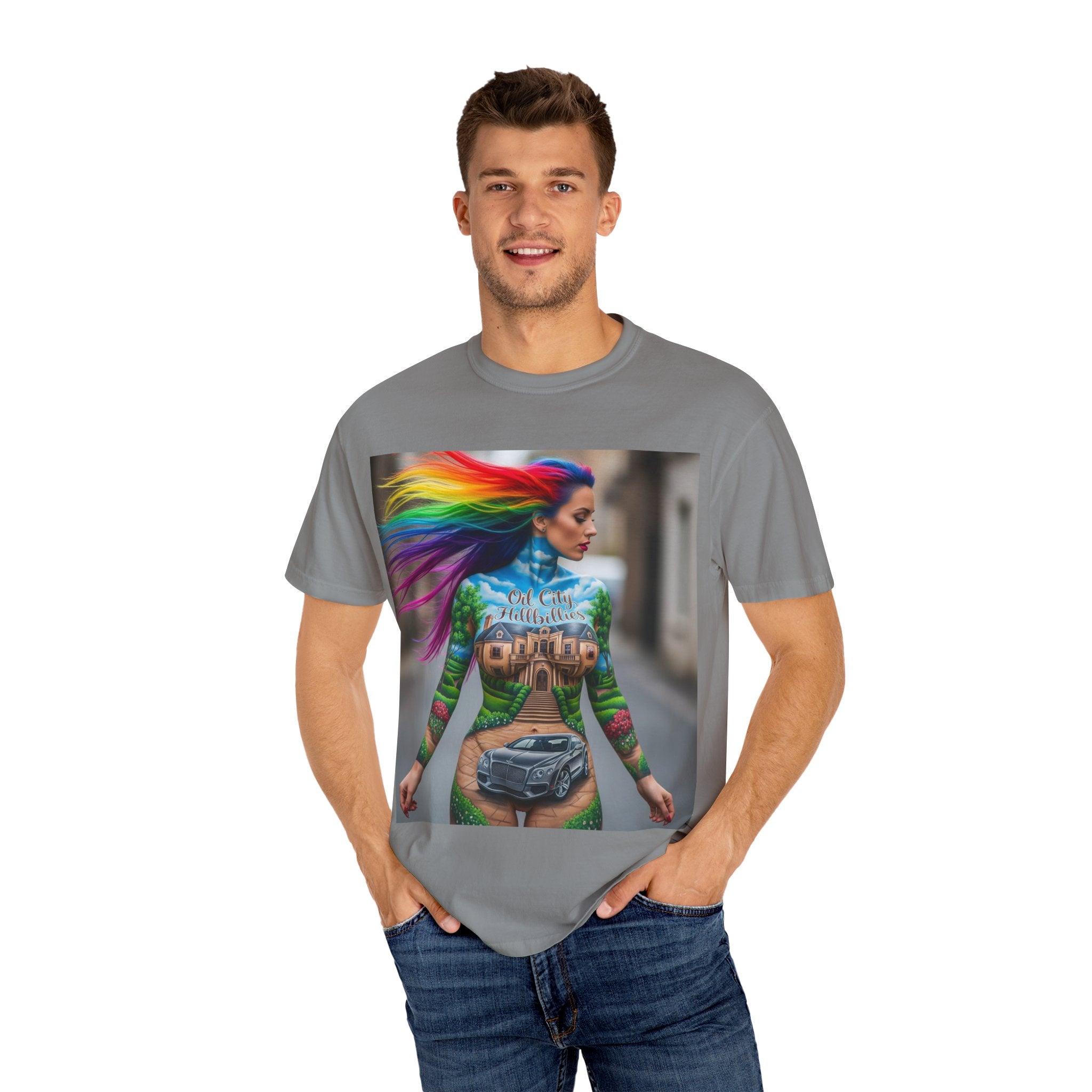 Vibrant Graphic T-Shirt for Creative Souls | Unisex Tee, Festival Wear, Casual Street Style, Gift for Art Lovers