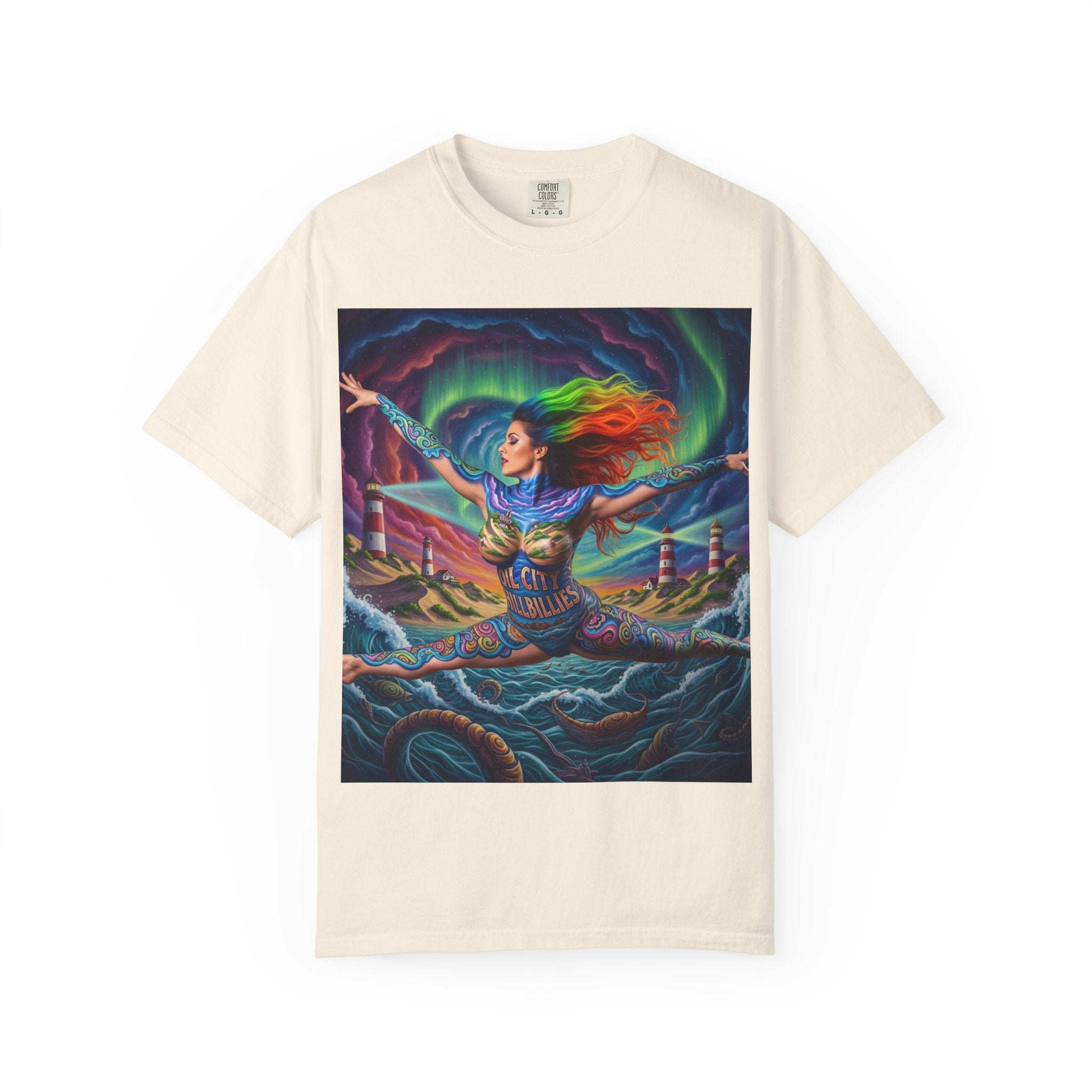 Oil City Hillbillies Colorful Spirit Unisex T-Shirt, Artistic Graphic Tee, Casual Wear, Gift for Art Lovers, Summer Festival Fashion
