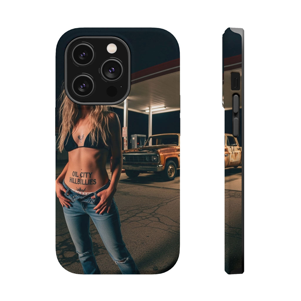 Oil City Hillbillies Magnetic Tough Cases | Personalized Phone Cover, Unique Gift for Country Lovers, Tough Cell Phone Case, Hillbilly Style