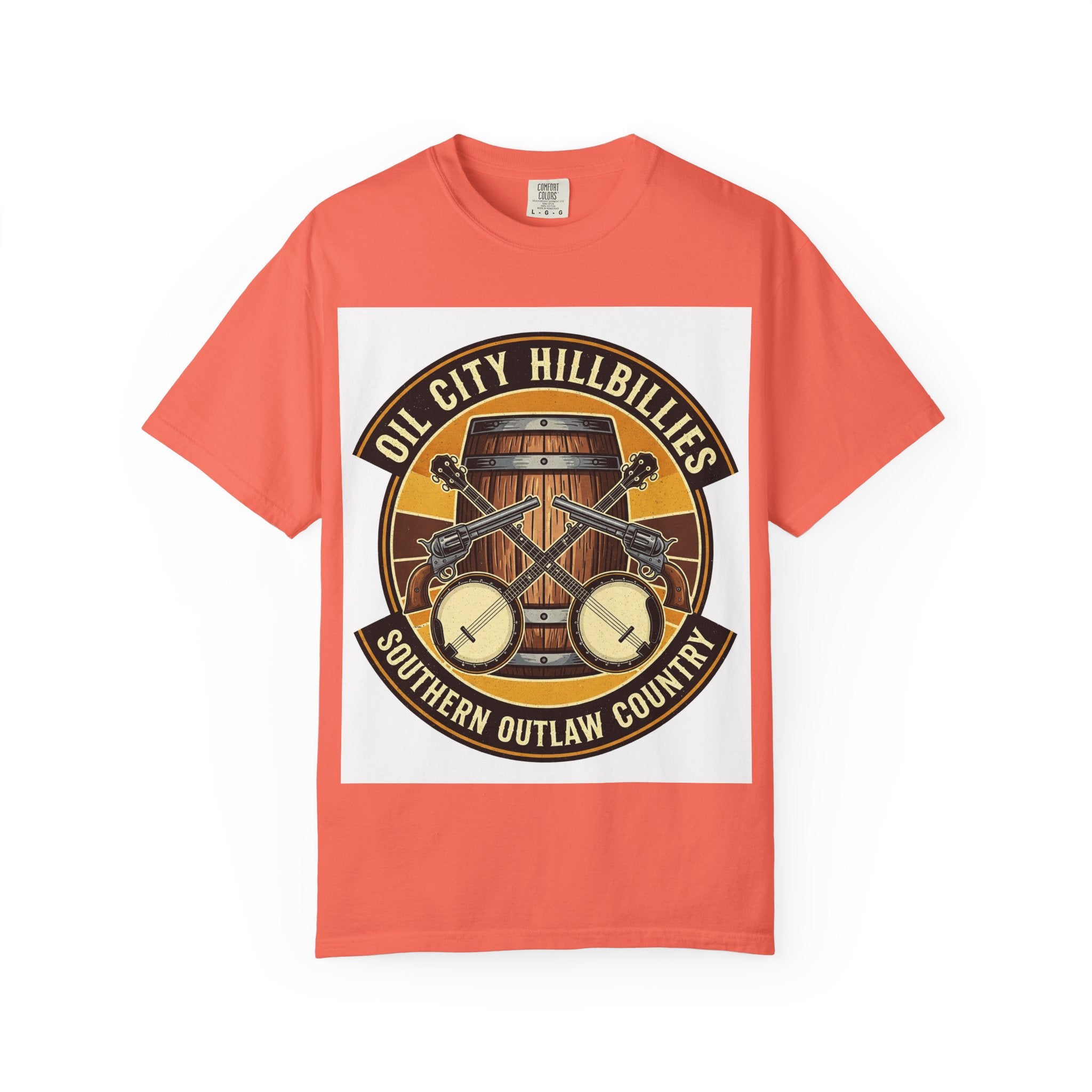Oil City Hillbillies T-Shirt | Southern Outlaw Country Tee, Music Lover Gift, Vintage Style Shirt, Casual Outfit, Festival Apparel