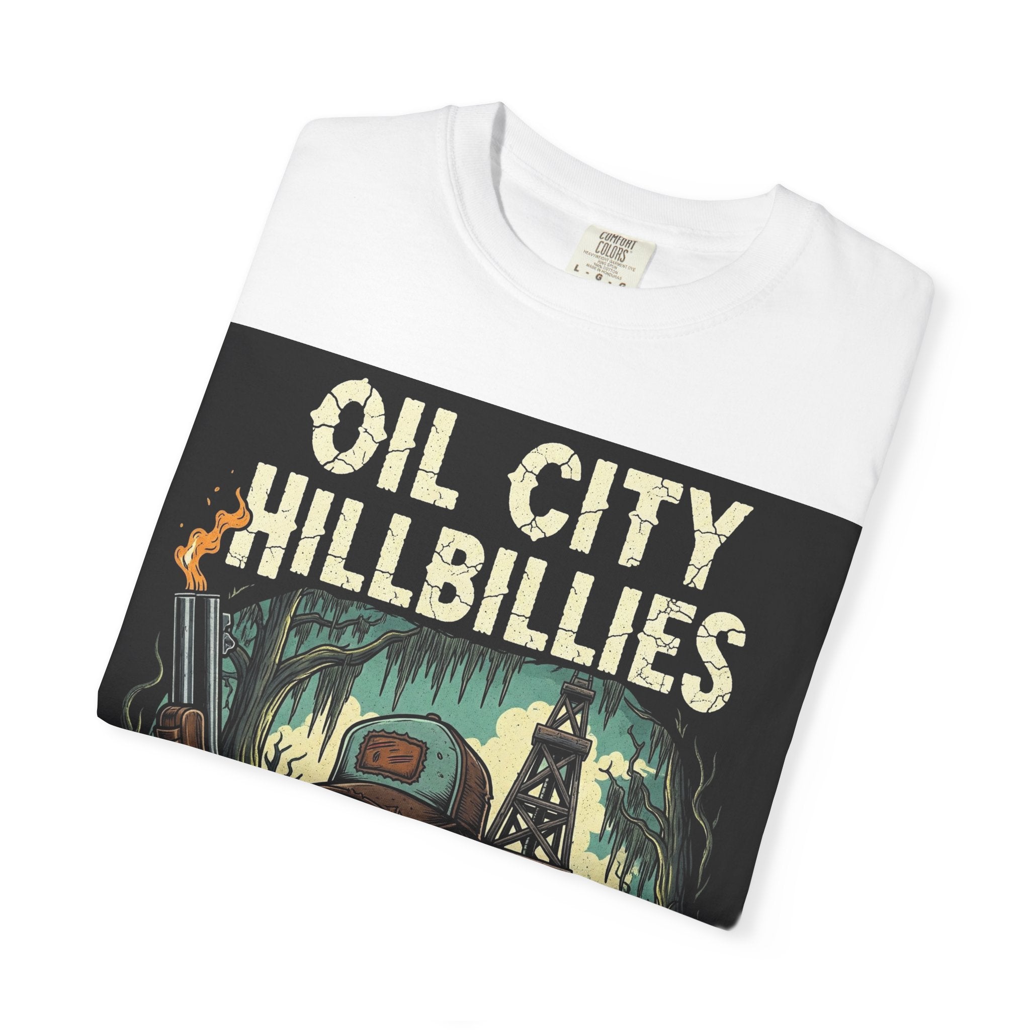 Oil City Hillbillies Unisex T-Shirt – Vintage Graphic Tee, Funny Gift, Casual Wear, Festive Party Shirt, 90s Nostalgia Style