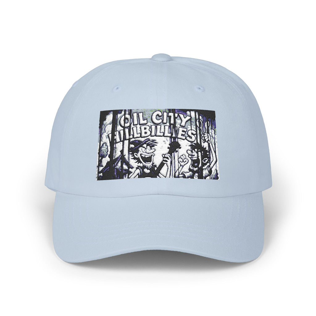 Oil City Hillbillies Vintage-Inspired Dad Cap with Graphic Design, Casual Hat for Dads, Perfect Father’s Day Gift, Relaxed Fit Cap, Summer Accessory