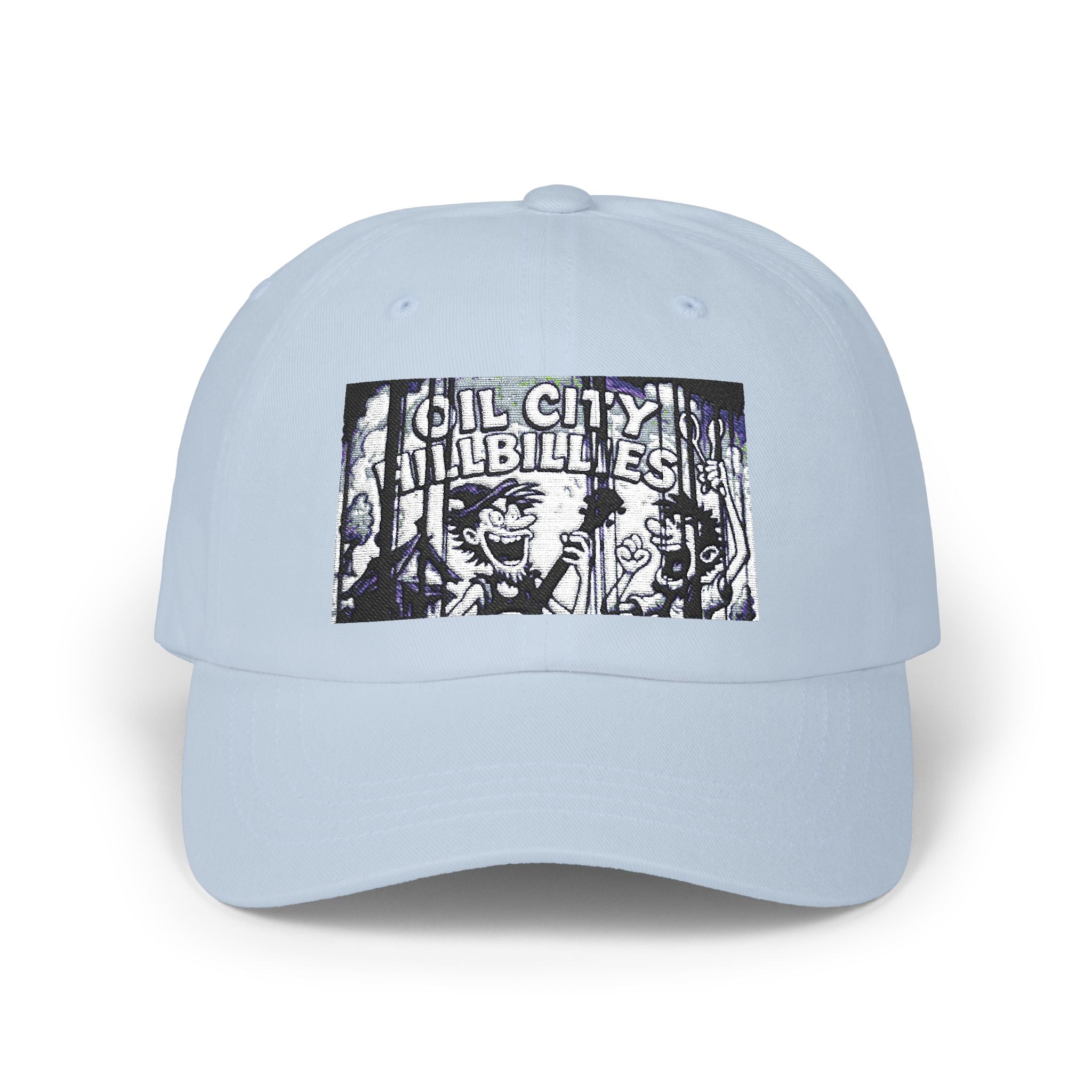 Oil City Hillbillies Vintage-Inspired Dad Cap with Graphic Design, Casual Hat for Dads, Perfect Father’s Day Gift, Relaxed Fit Cap, Summer Accessory