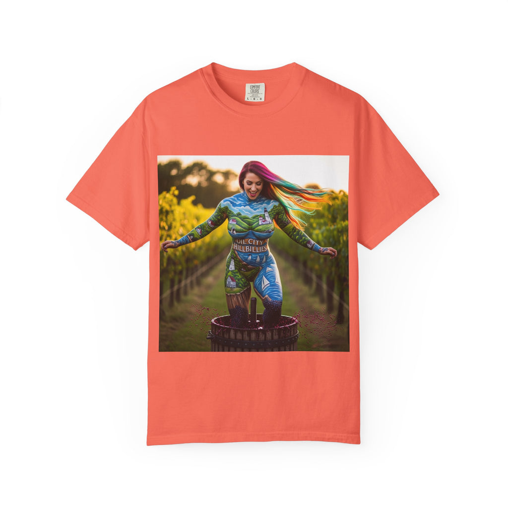 Vibrant Art T-Shirt, Colorful Graphic Tee, Eco-Friendly Cotton Shirt, Unique Gift for Art Lovers, Festival Wear, Casual Everyday Top